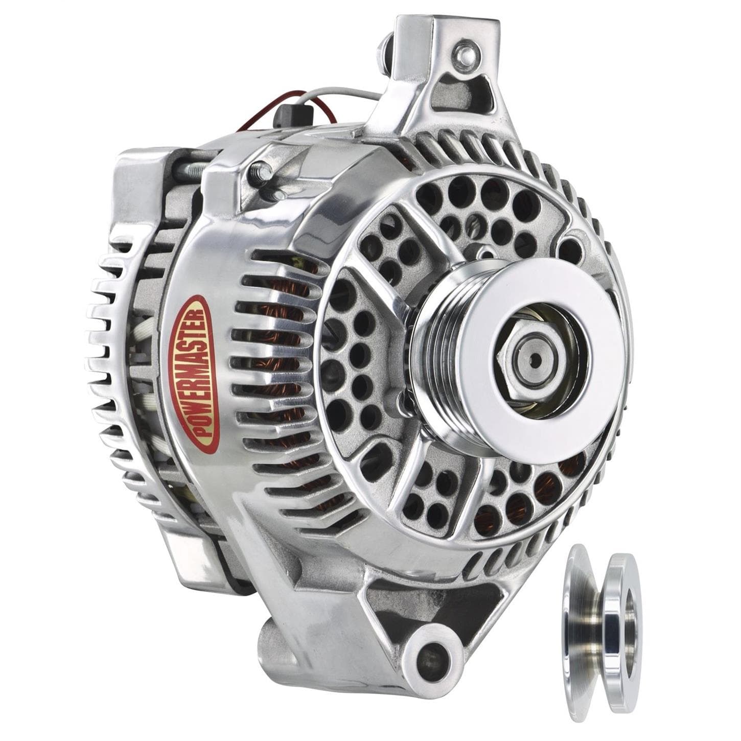 Powermaster 277491 Street Alternator, 120A, Serpentine, 12V, Ford