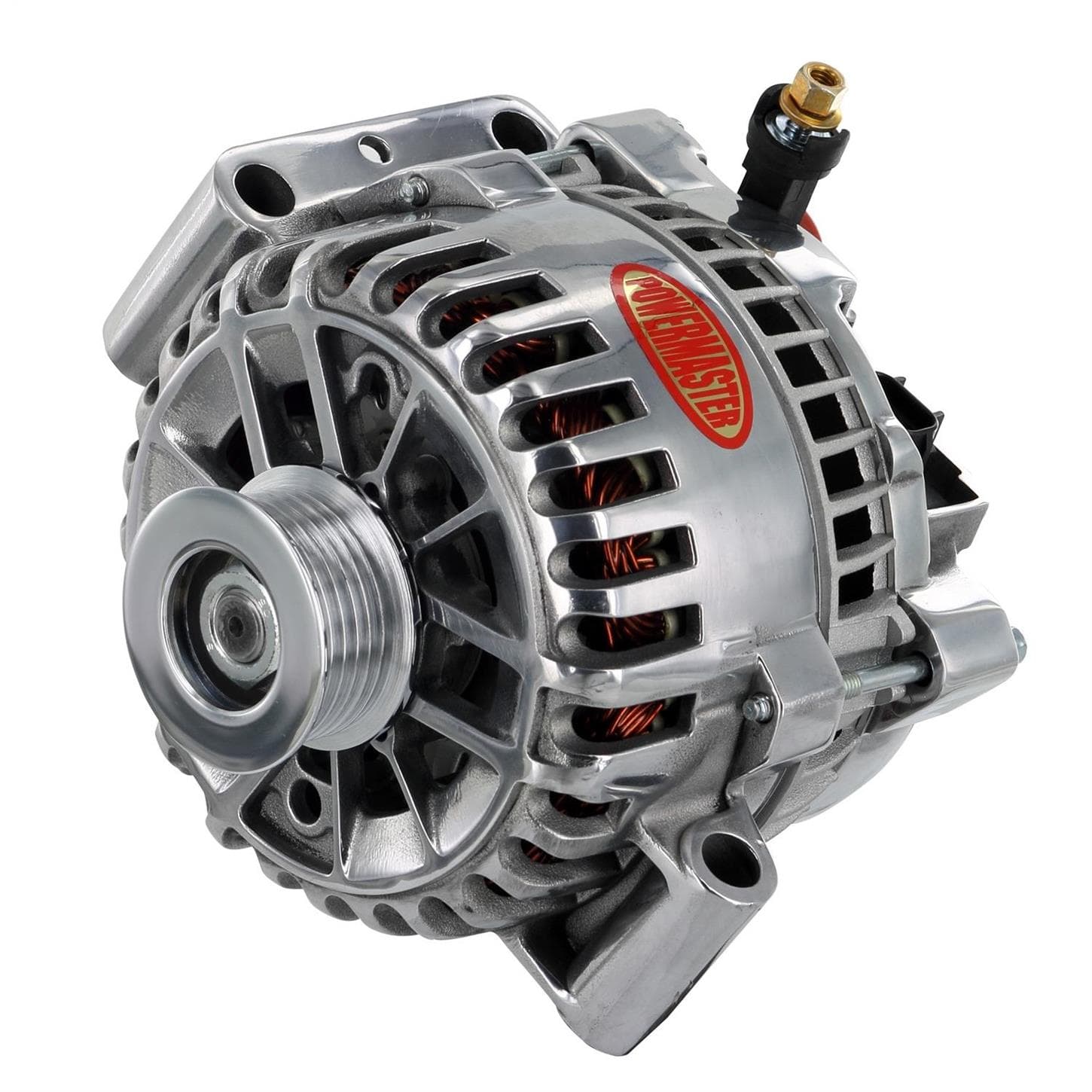 Powermaster 28253 Street Alternator, 140A, Serpentine, 12V, Ford