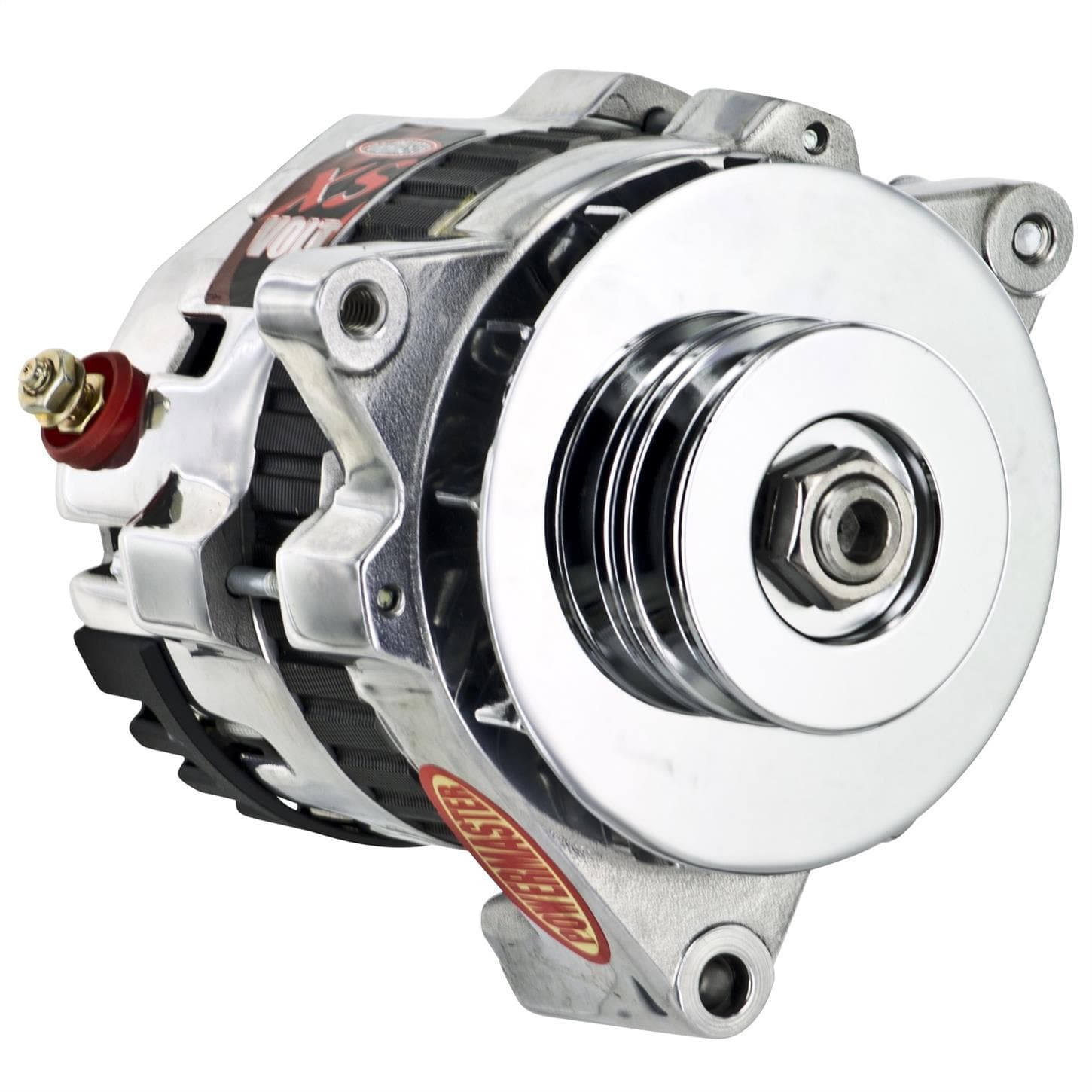 Powermaster 28478 Race Alternator, 100A, XS Volt 1 Wire Regulator