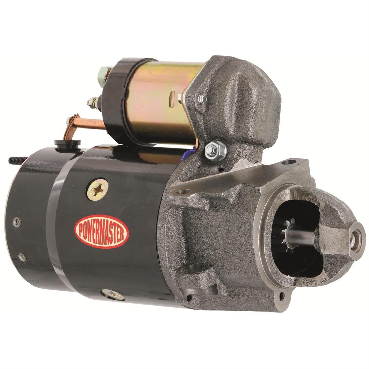 Powermaster 3689 Starter, Full size, Black/Natural, Chevy