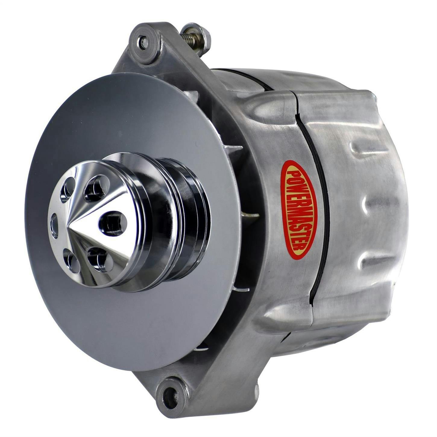Powermaster 37295-360 Smooth Look Alternator, 150A, V-belt, Chevy