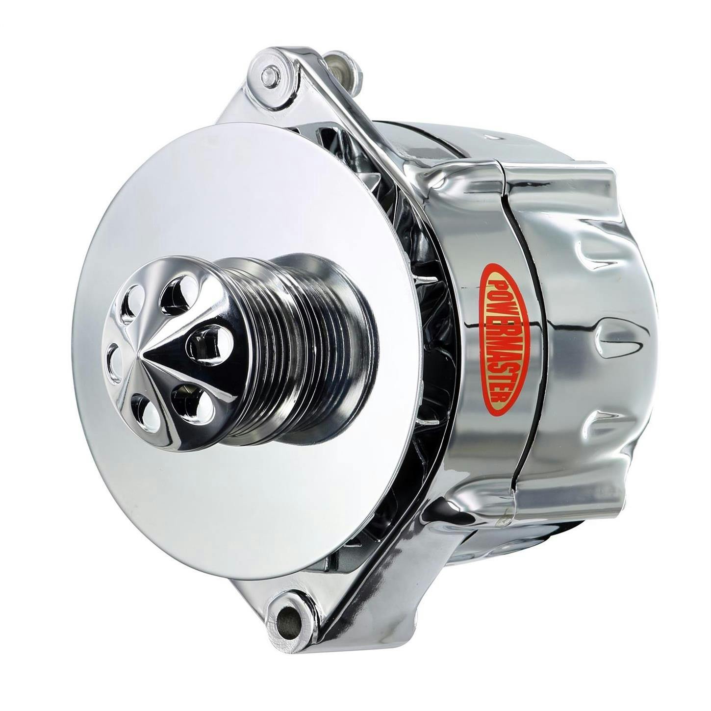 Powermaster 37296 Smooth Look Alternator, 140A, Serp, 12V, Chevy