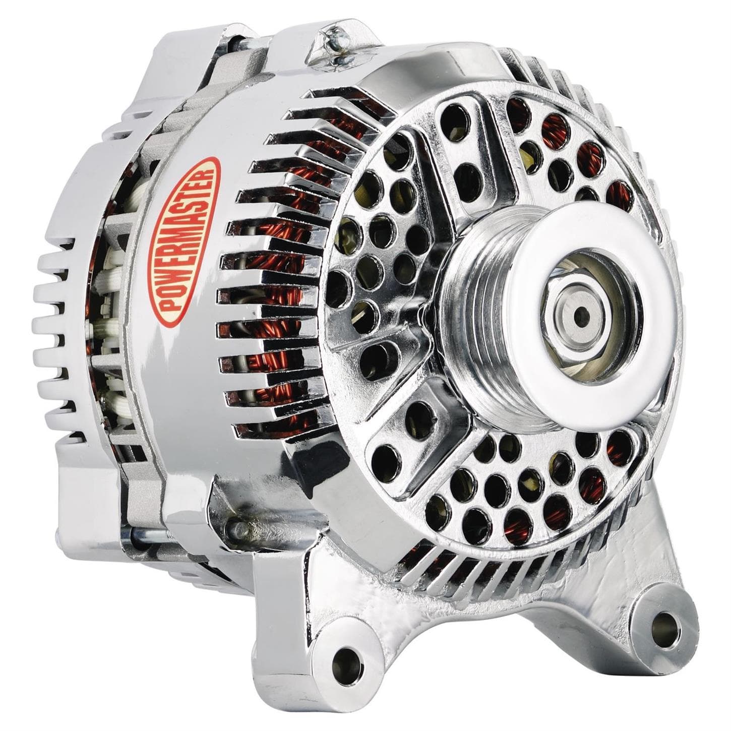 Powermaster 37764 Alternator, 200 Amps, Serpentine, 12V, Ford