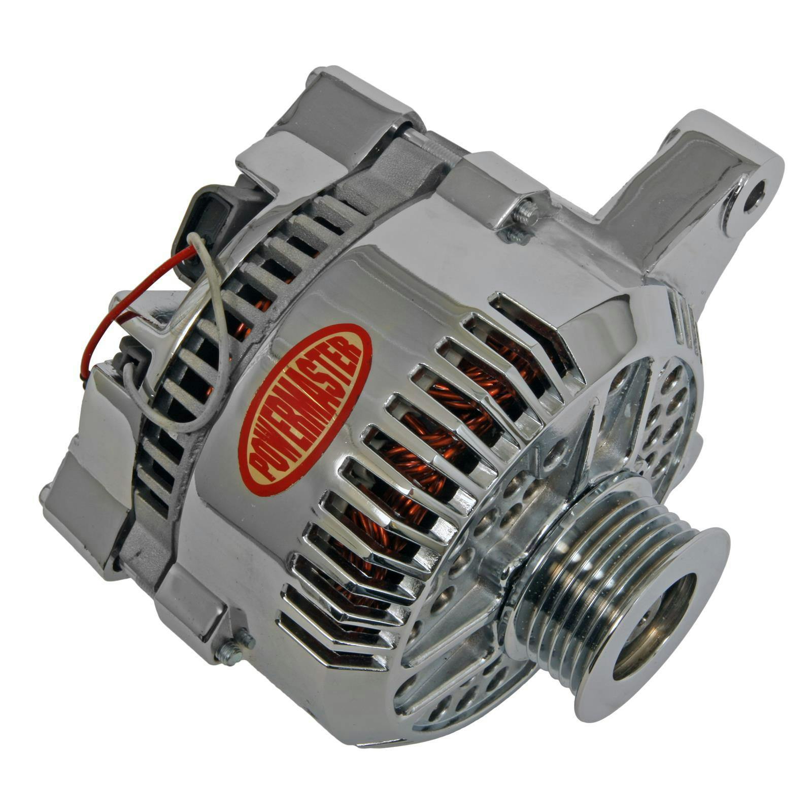 Powermaster 37767 Street Alternator, 200A, Serpentine, 12V, Ford