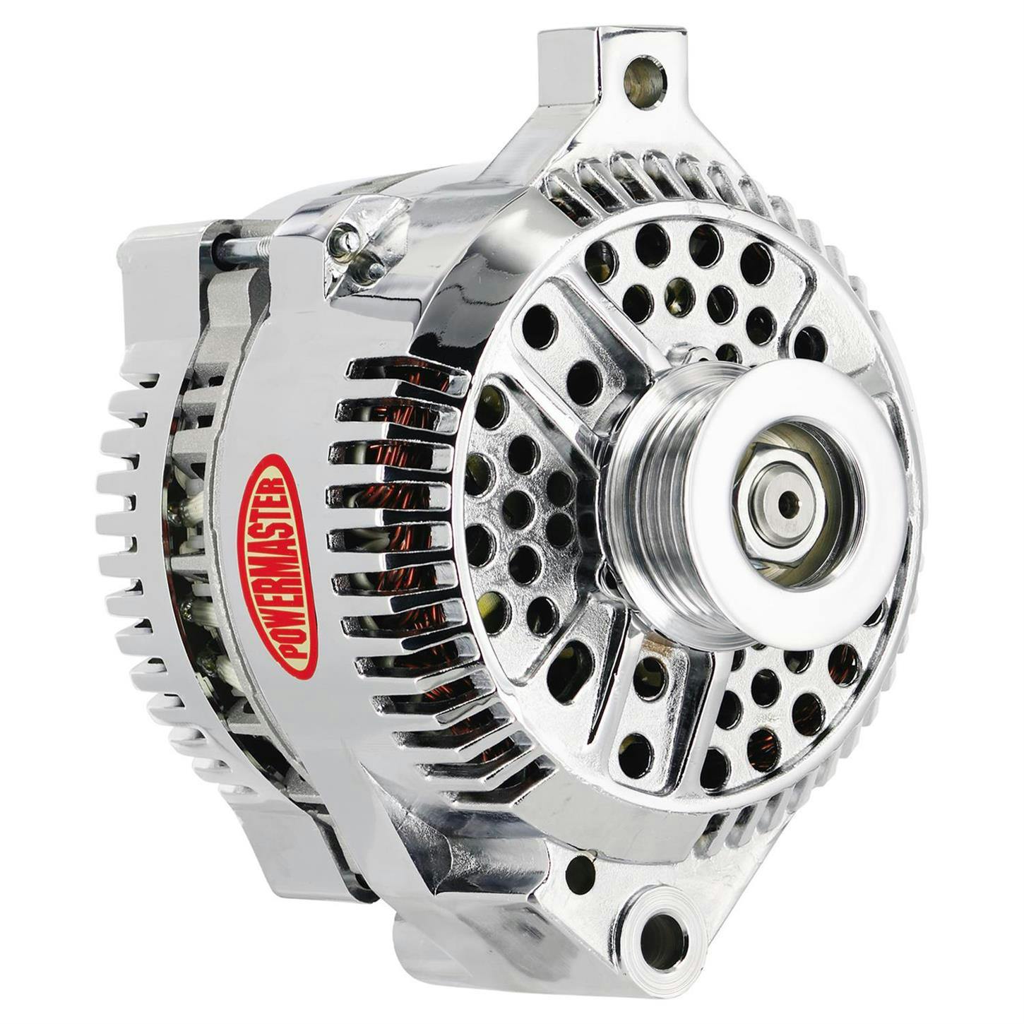 Powermaster 377711 Street Alternator, 200A, Serpentine, 12V, Ford