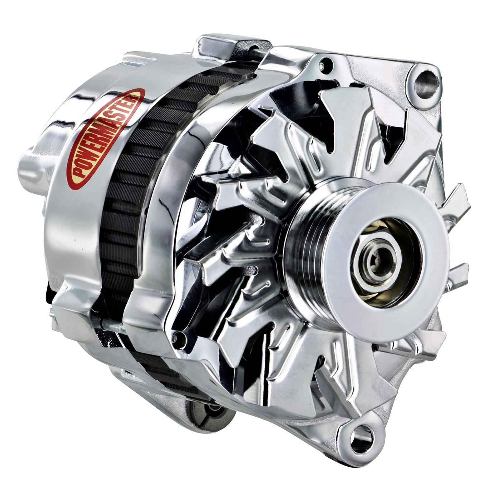Powermaster 38114 Street Alternator, 140A, Serpentine, 12V, Chevy