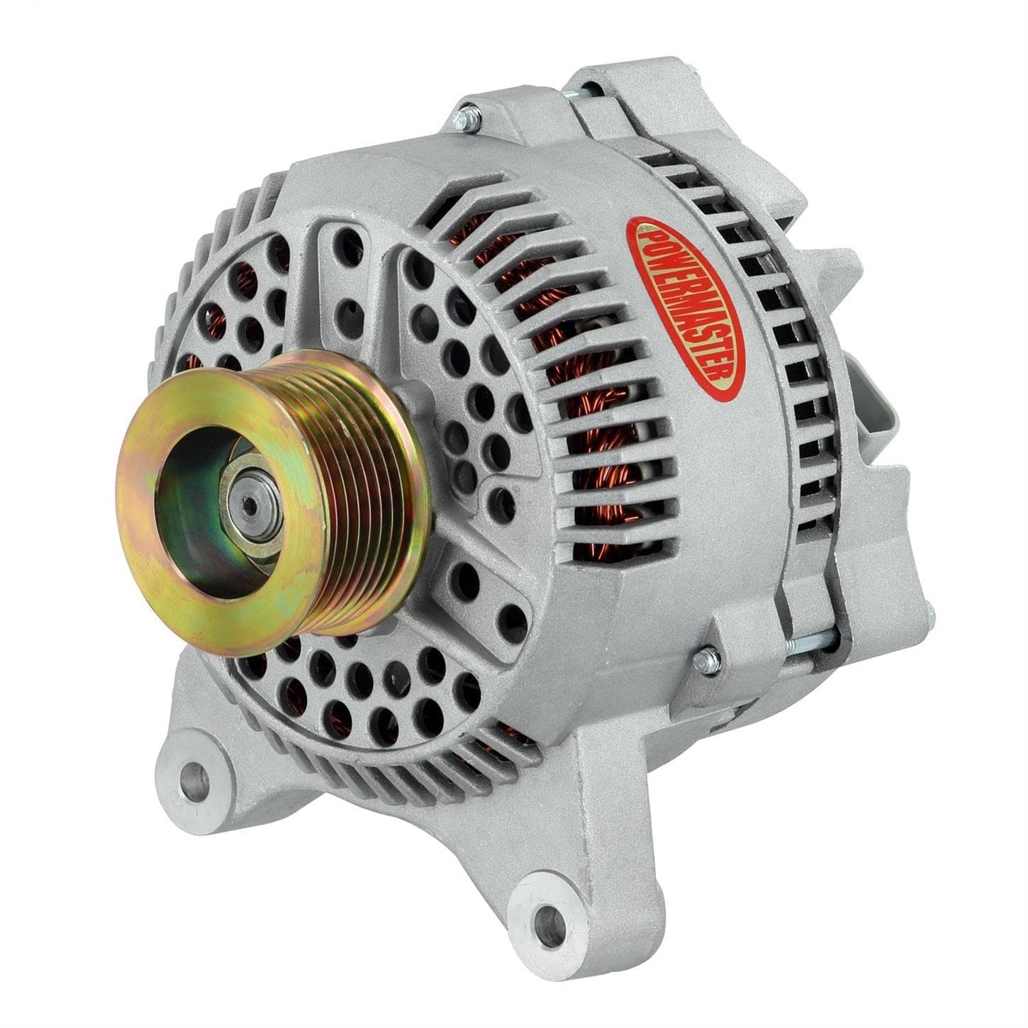 Powermaster 47753 Street Alternator, 140A, Serpentine, 12V, Ford