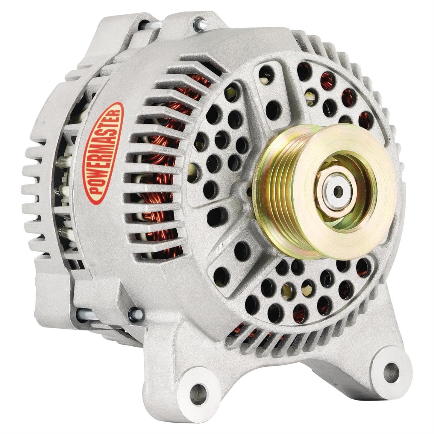 Powermaster 47764 Alternator, 200 Amps, Serpentine, 12V, Ford