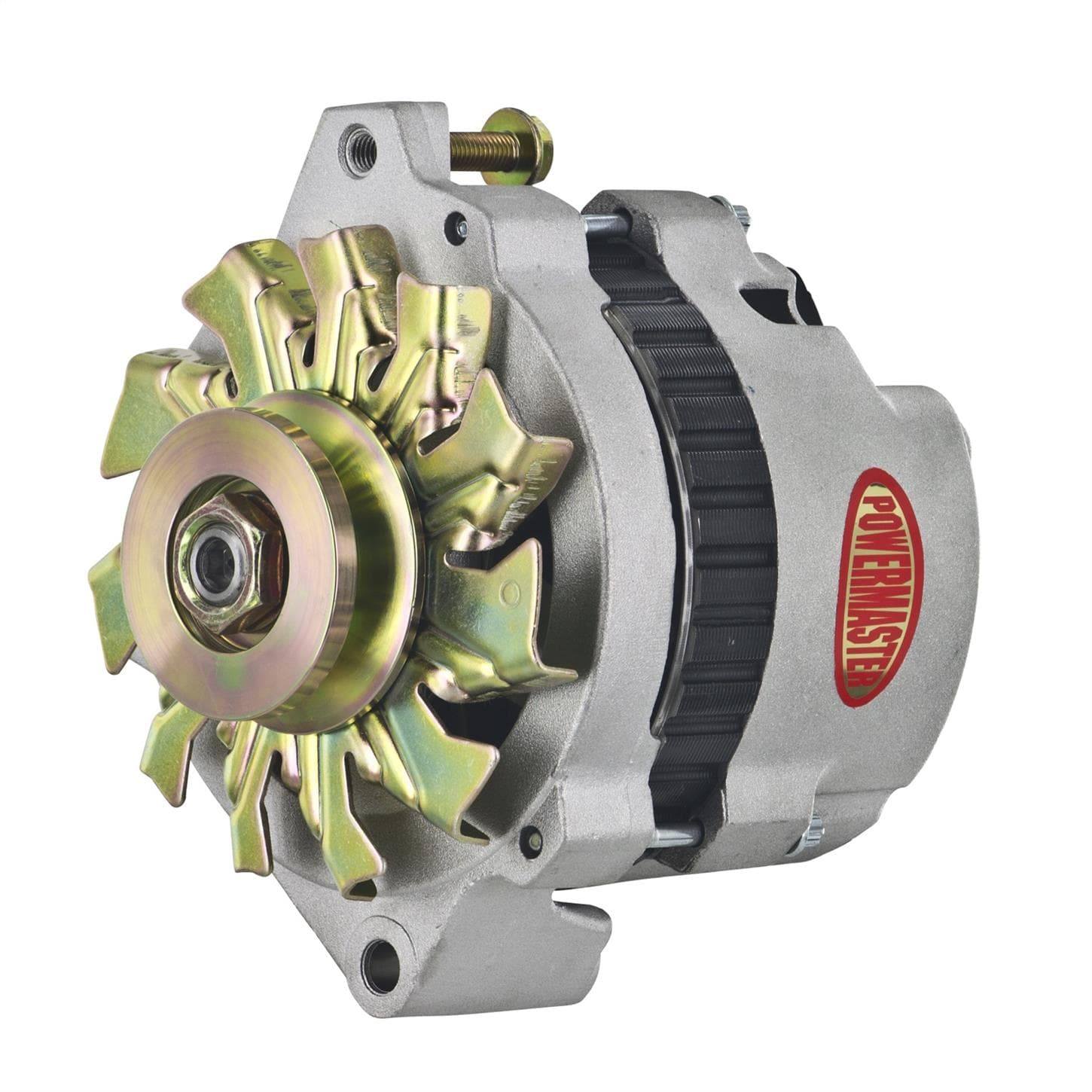 Powermaster 478011 GM CS130 Alternator, 140A, 1V Belt, Natural