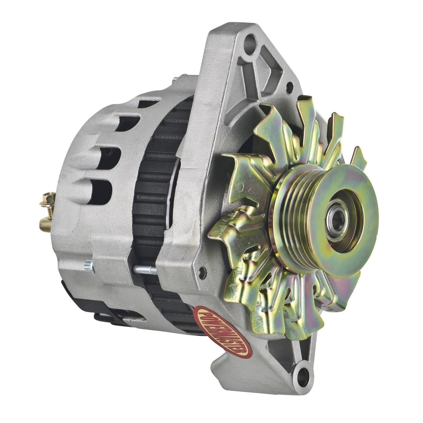 Powermaster 47914 Street Alternator, 140A, Serpentine, 12V, Chevy