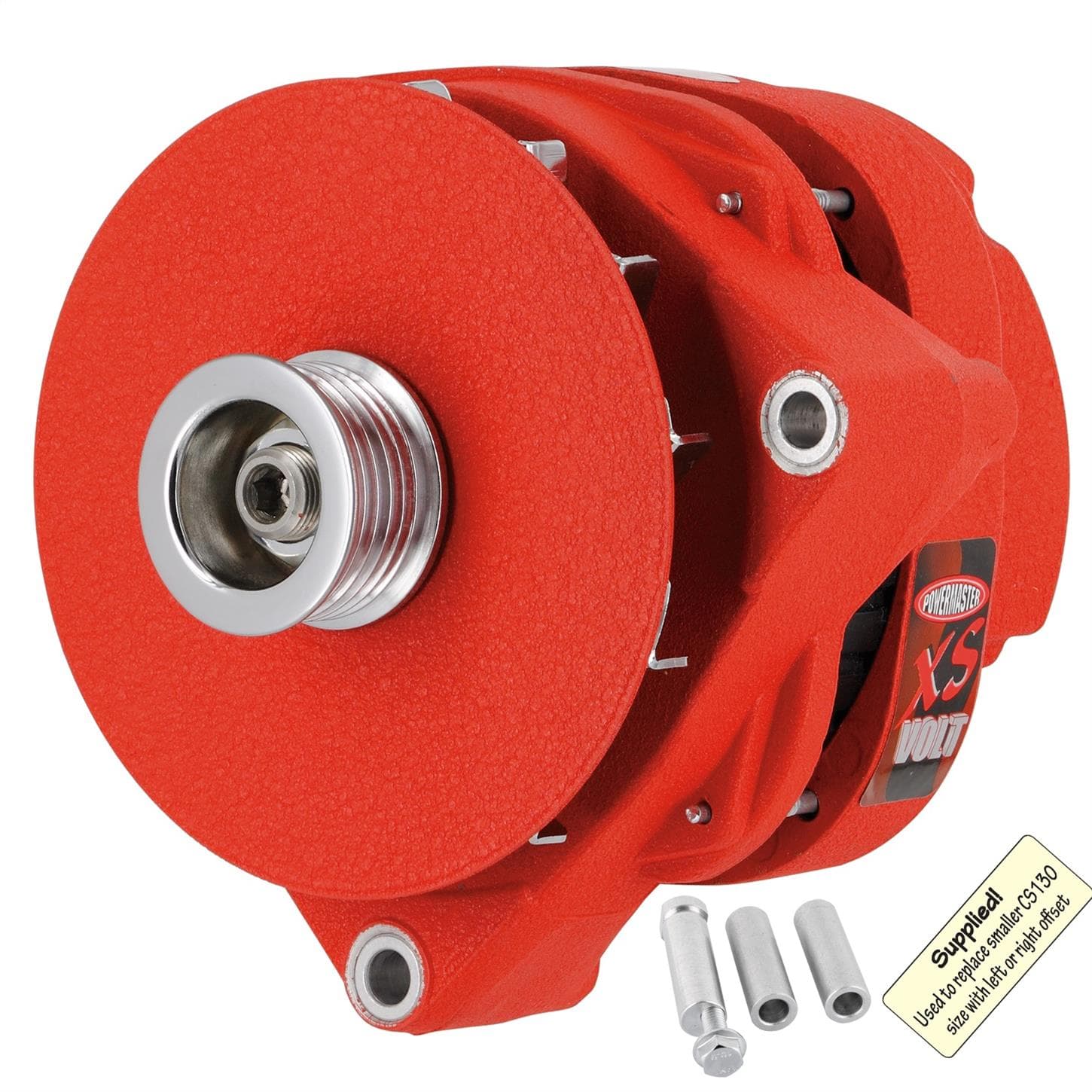 Powermaster 482038SPL XS Volt Alternator, 300A, Serpentine, GM