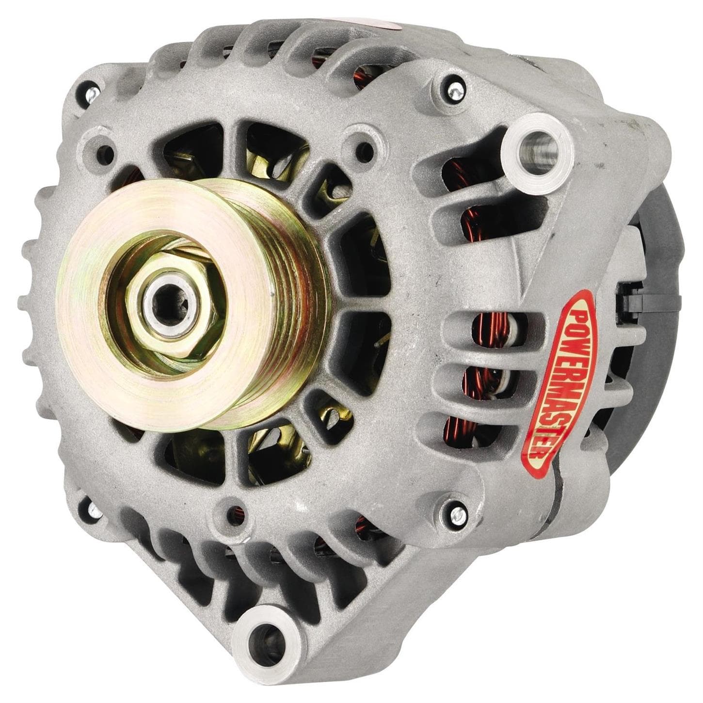 Powermaster 48206 Street Alternator, 165A, Serpentine, 12V, Chevy