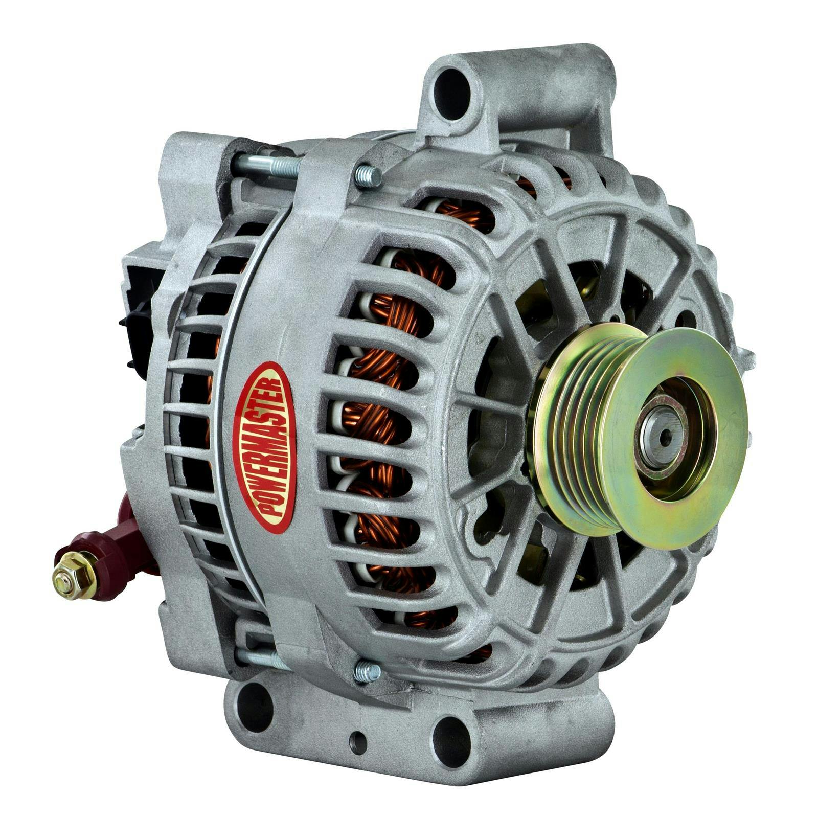 Powermaster 48437 Street Alternator, 200A, Serpentine, 12V, Ford
