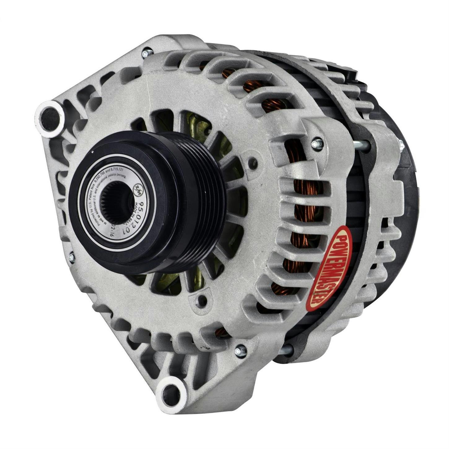 Powermaster 48969 GM AD244 Alternator, 220A, Natural
