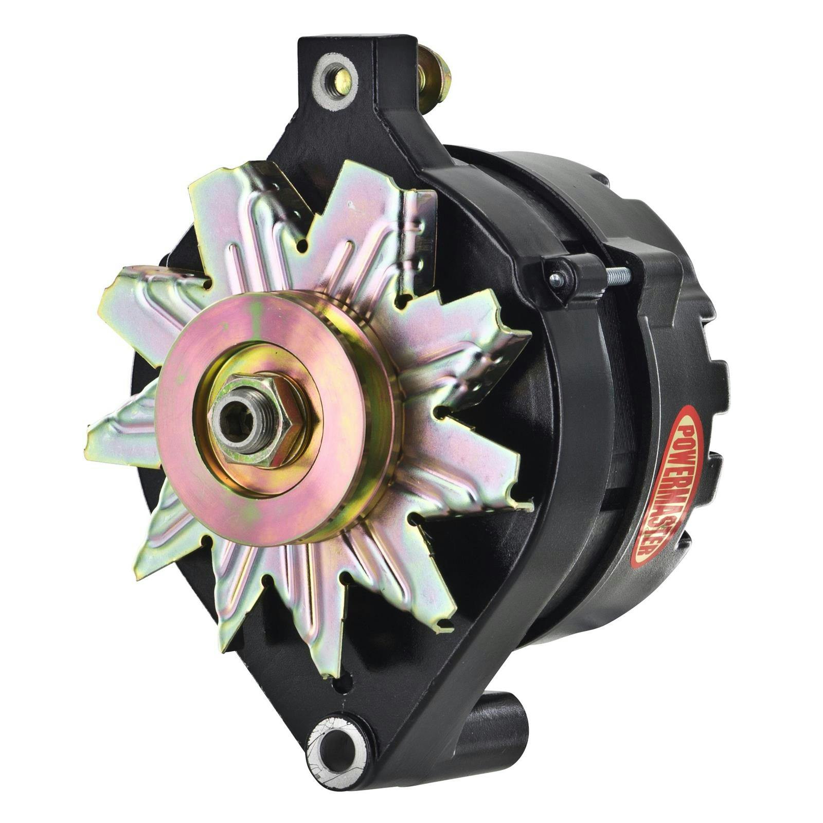 Powermaster 57078 Retro Alternator, 75 Amps, V-belt, 12V, Ford