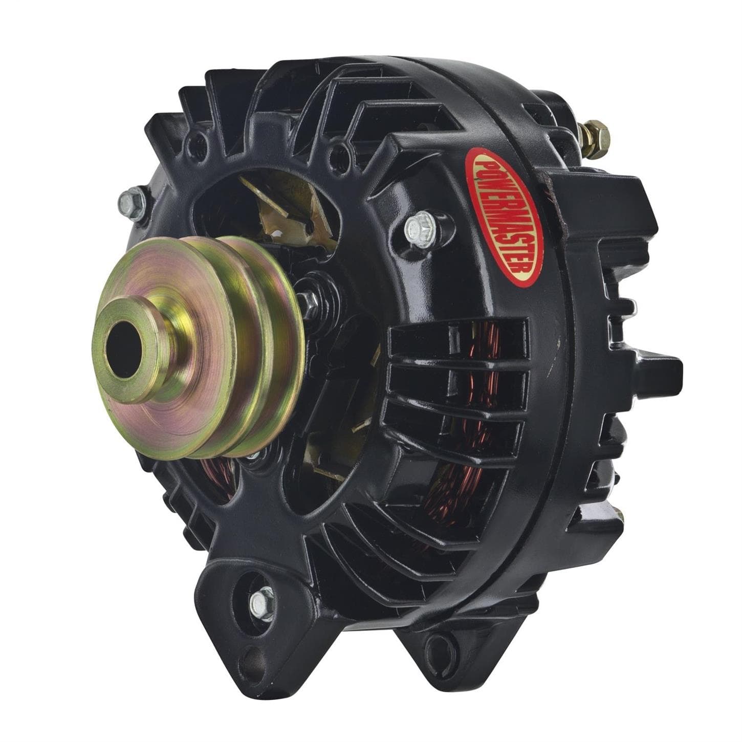 Powermaster 57509 Chrysler Alternator, 95A, 2V Belt, OE, Black