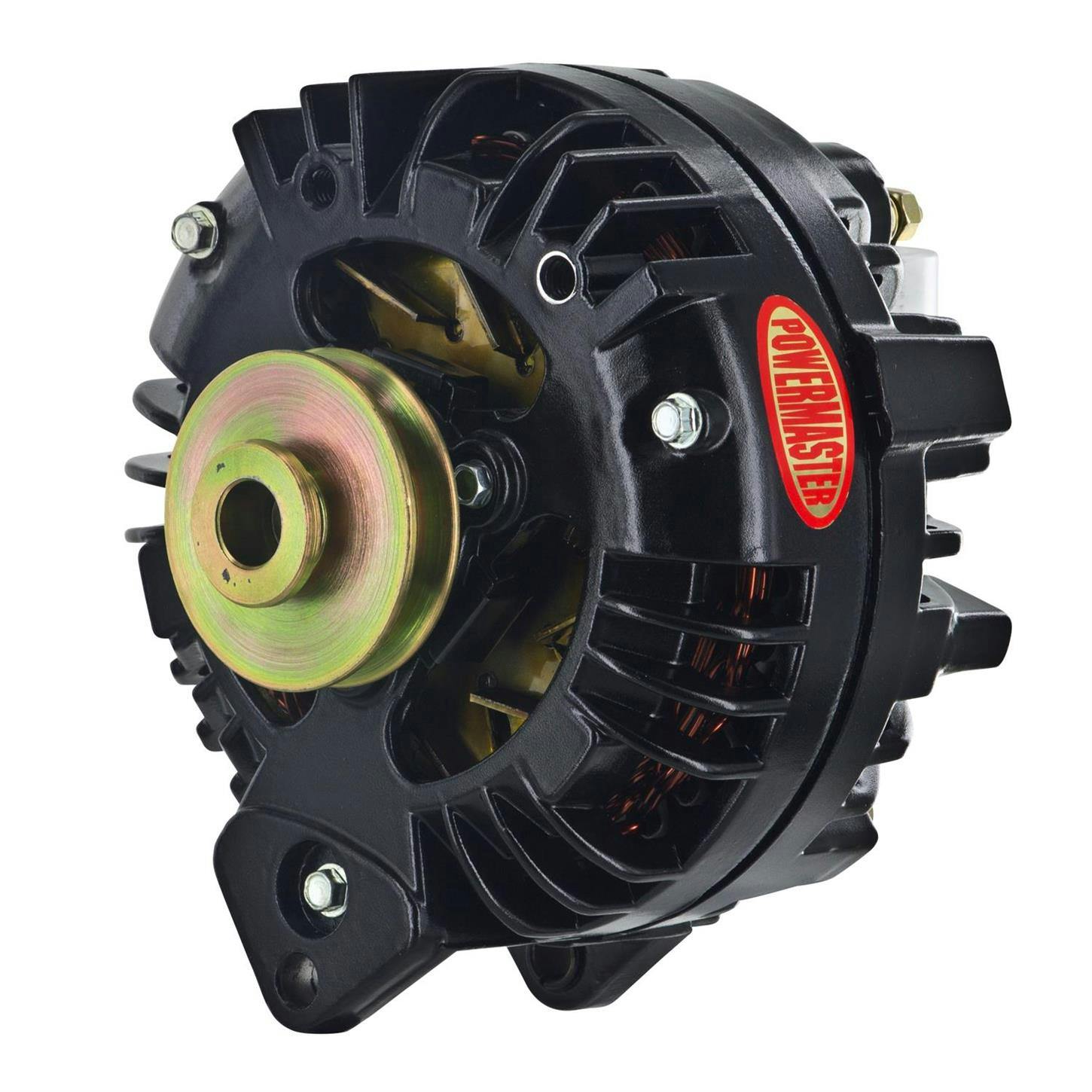 Powermaster 575191 Chrysler 95A 1-Wire Alternator, 1V Belt, Black