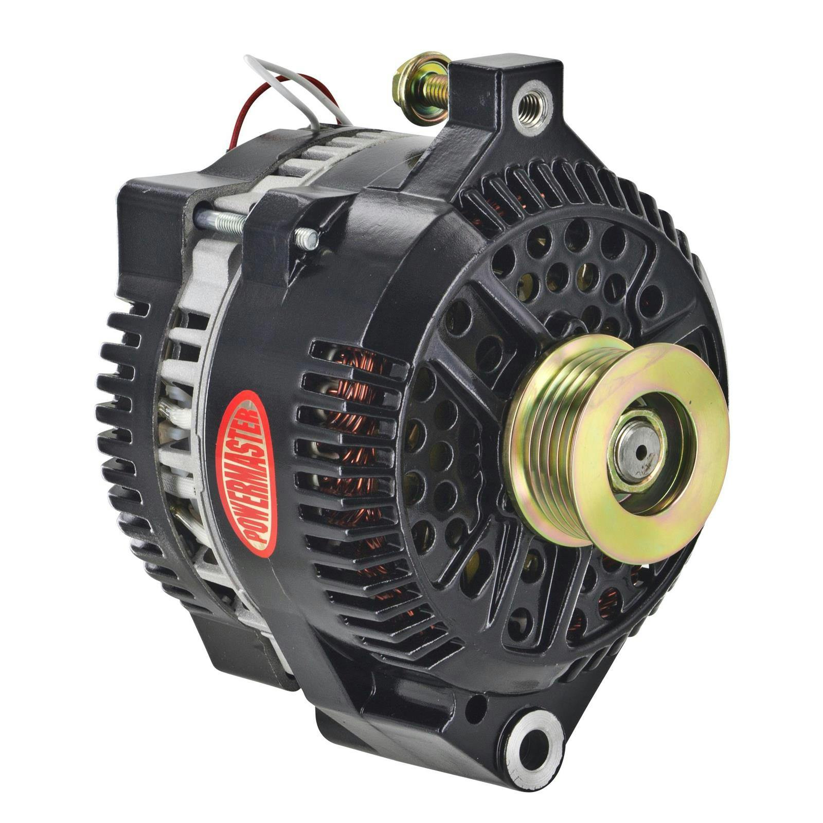 Powermaster 577591 Street Alternator, 200A, Serp and V-belt, Ford