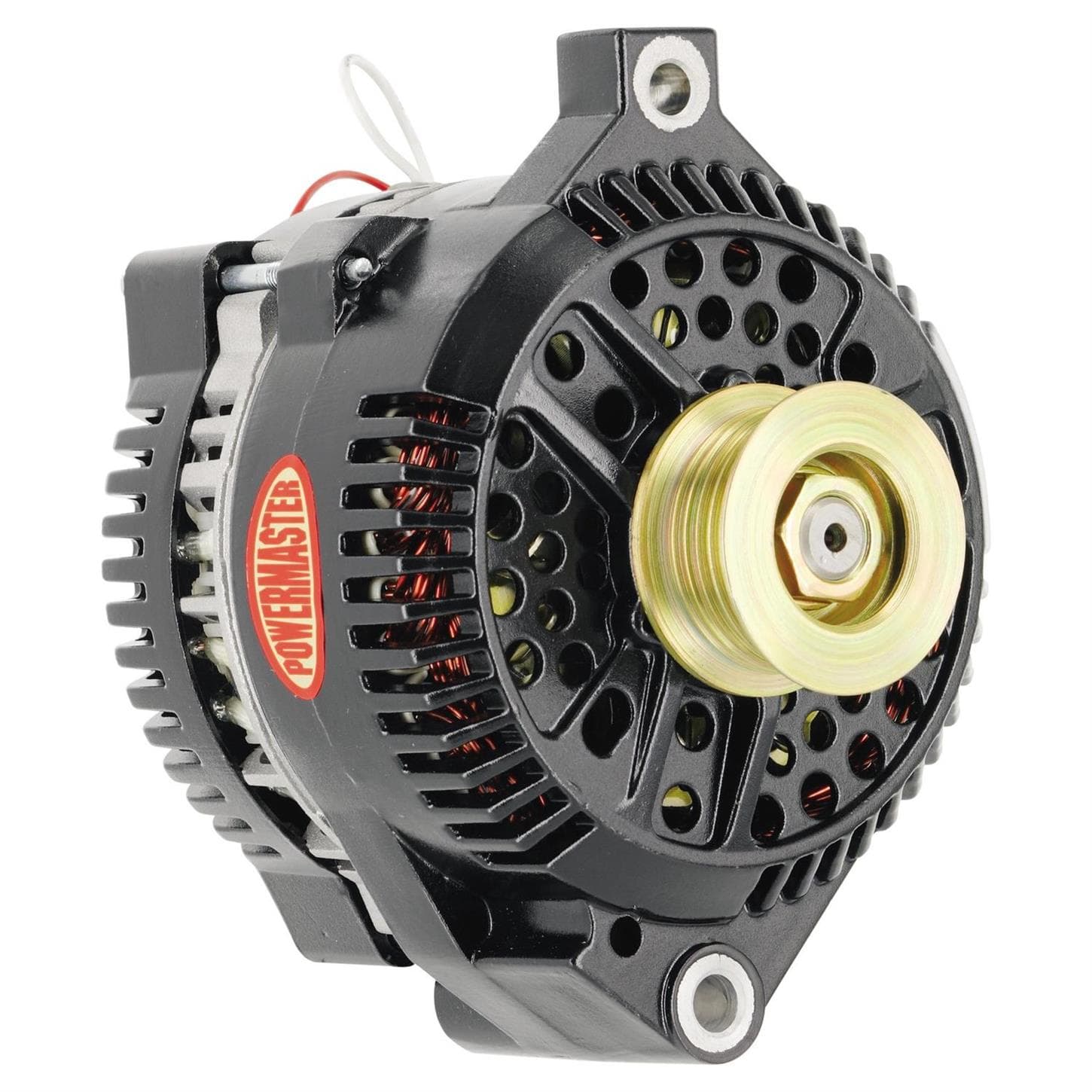 Powermaster 577711 Street Alternator, 200A, Serpentine, 12V, Ford