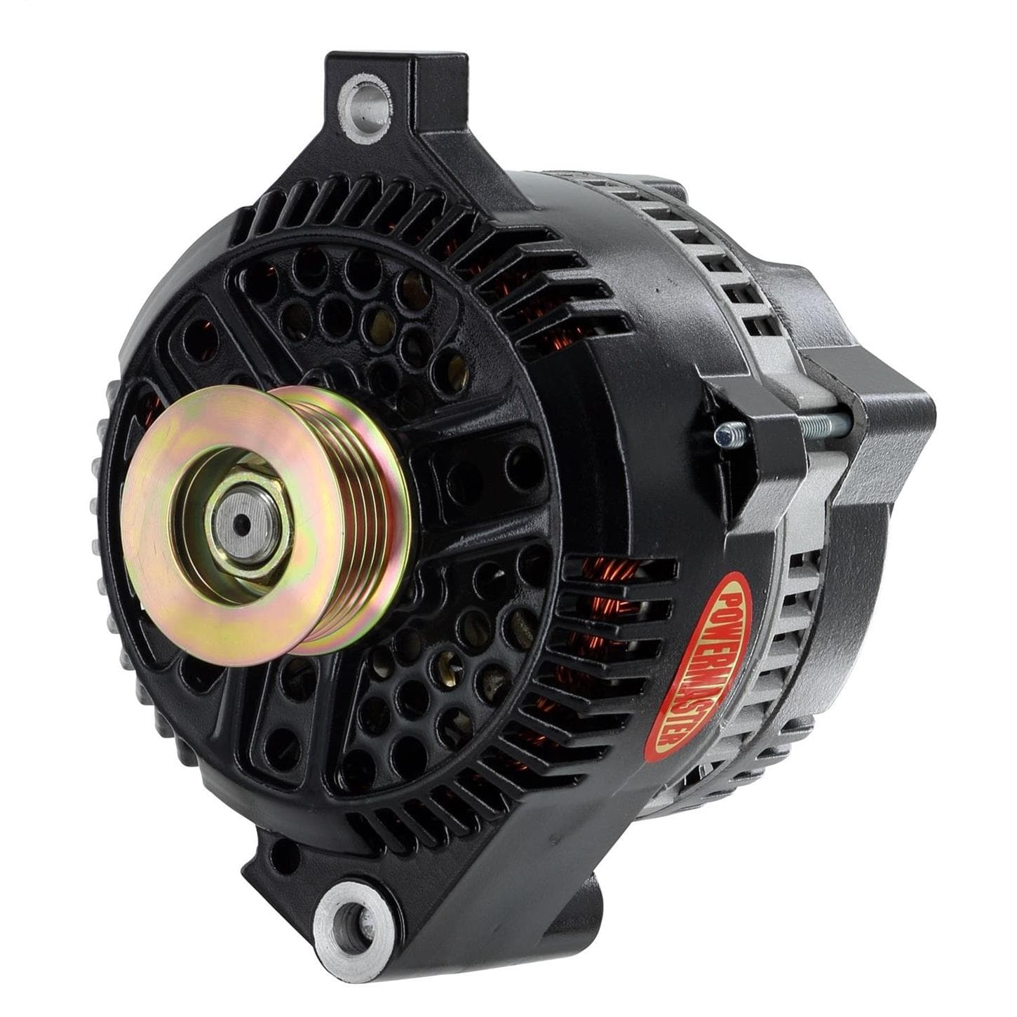 Powermaster 57771 Street Alternator, 200A, Serpentine, 12V, Ford