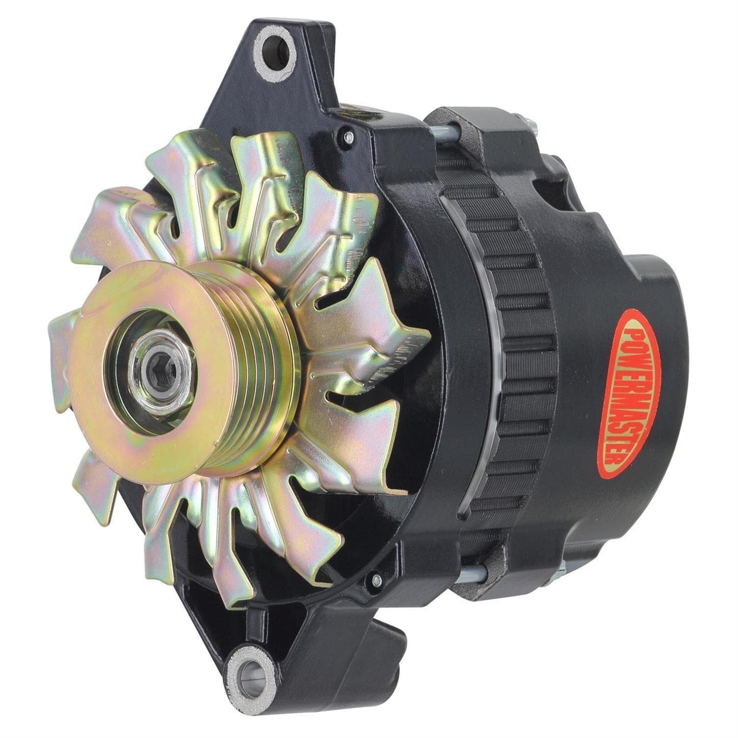 Powermaster 578038 GM CS130 XS Alternator, 140A, Black, Straight