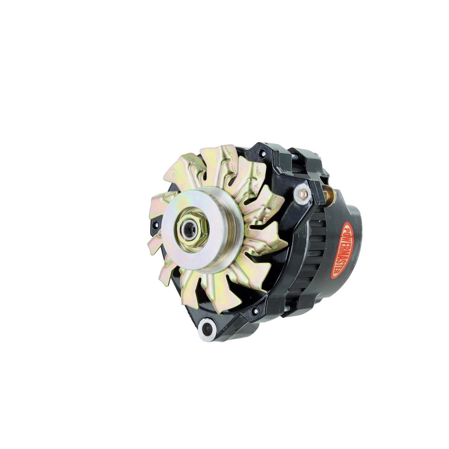 Powermaster 578601 GM CS130 140A Black Alternator, 1V Belt, Right