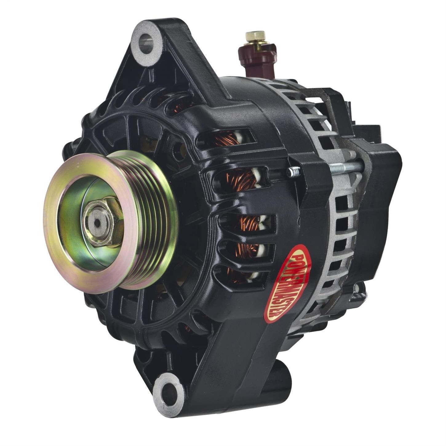 Powermaster 58266 Street Alternator, 155A, Serpentine, 12V, Ford