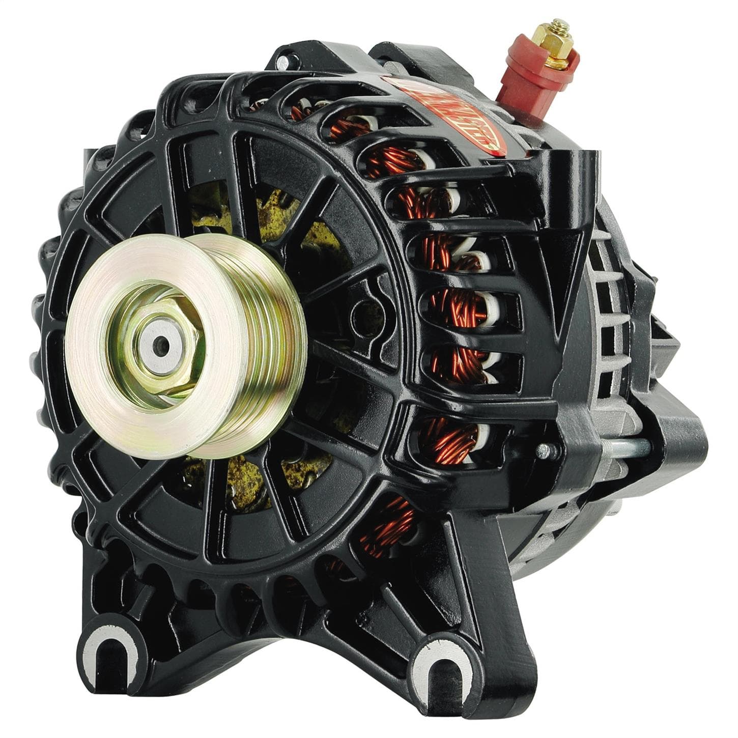 Powermaster 58315 Street Alternator, 200A, Serpentine, 12V, Ford