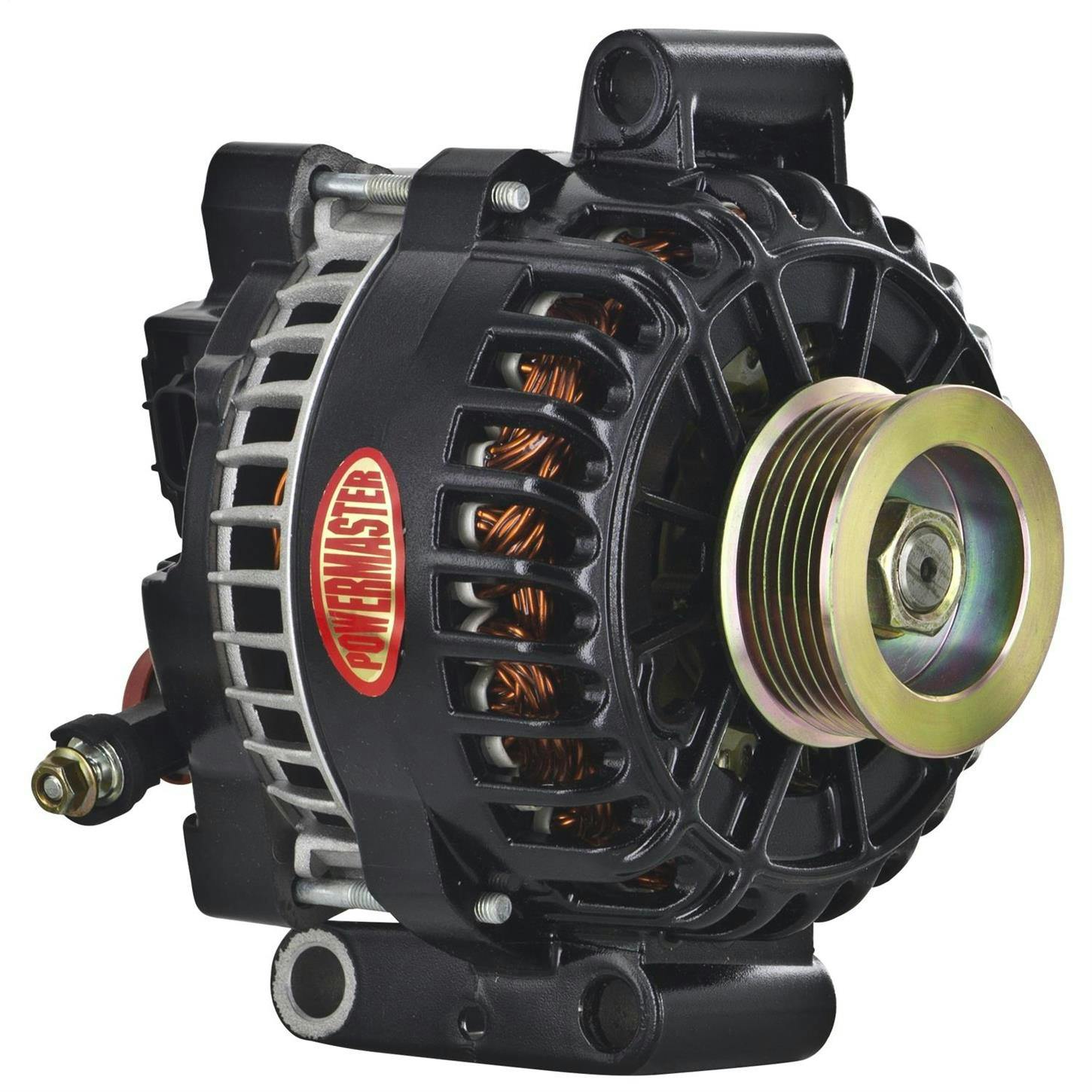 Powermaster 58437 Street Alternator, 200A, Serpentine, 12V, Ford