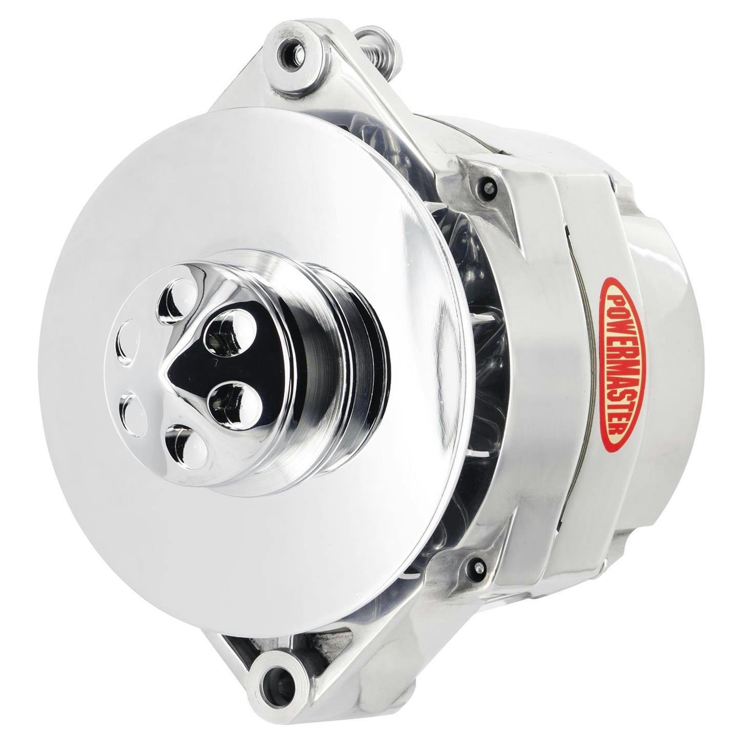 Powermaster 67294 GM 12si Alternator, 150A, 1V Belt, Polished