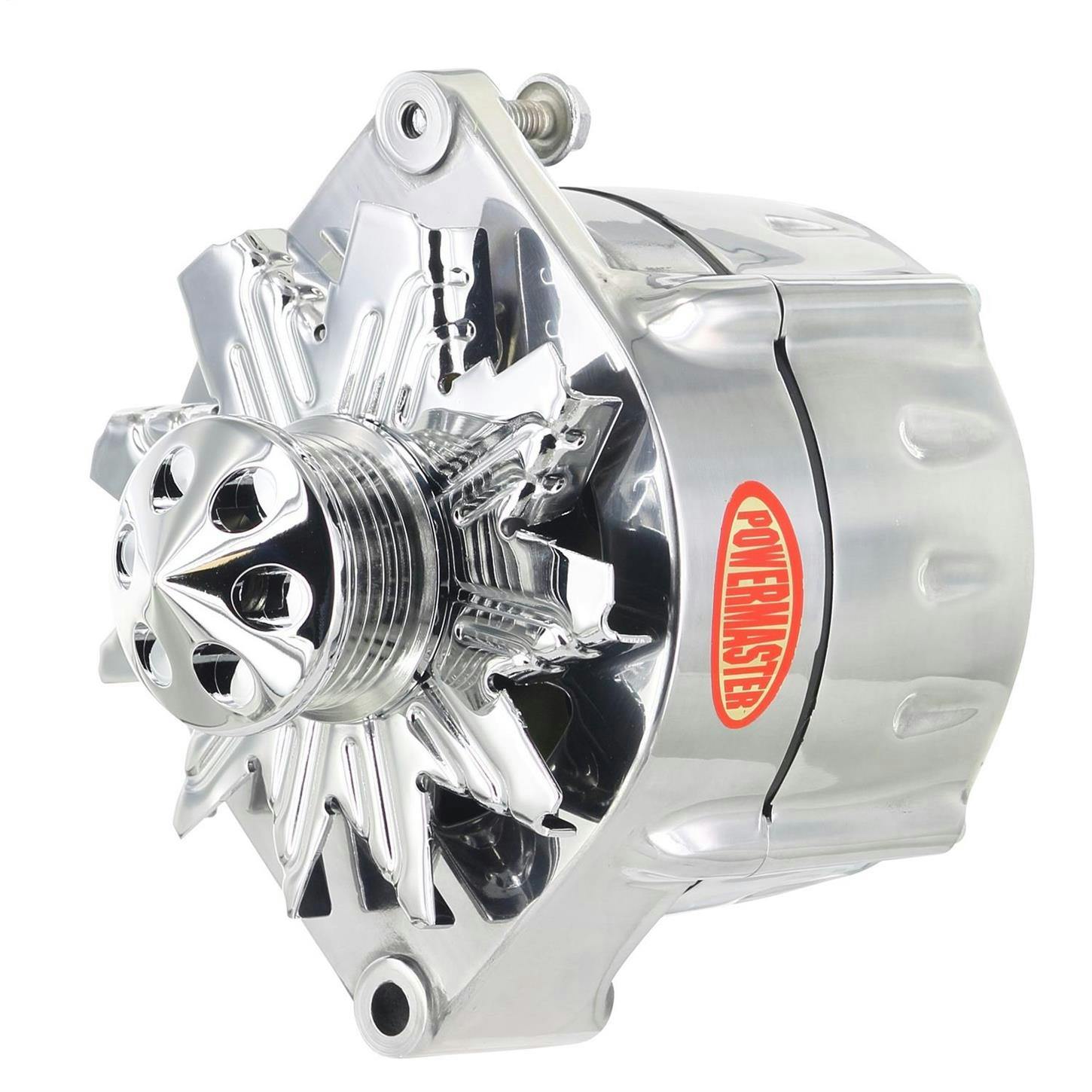 Powermaster 67297-313 Smooth Look Alternator, 150A, Serp, Chevy