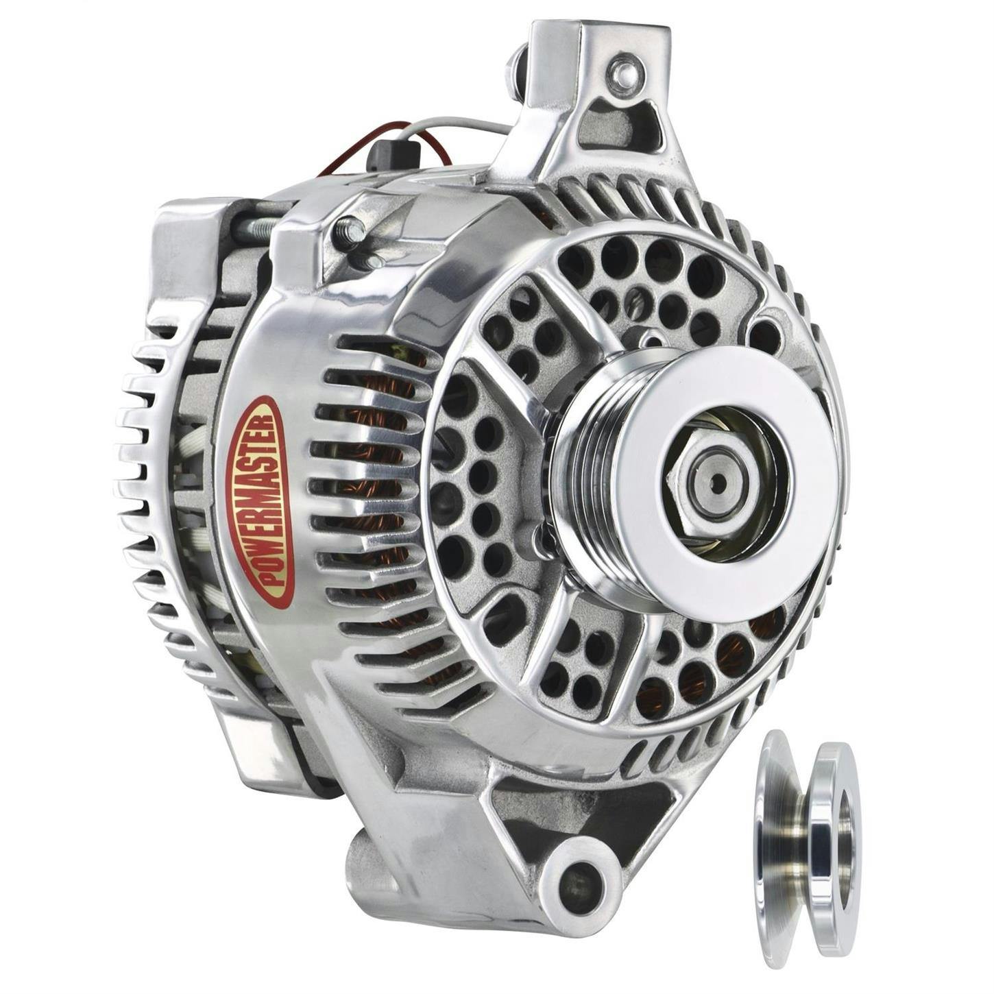Powermaster 677491 Street Alternator, 155A, Serpentine, 12V, Ford