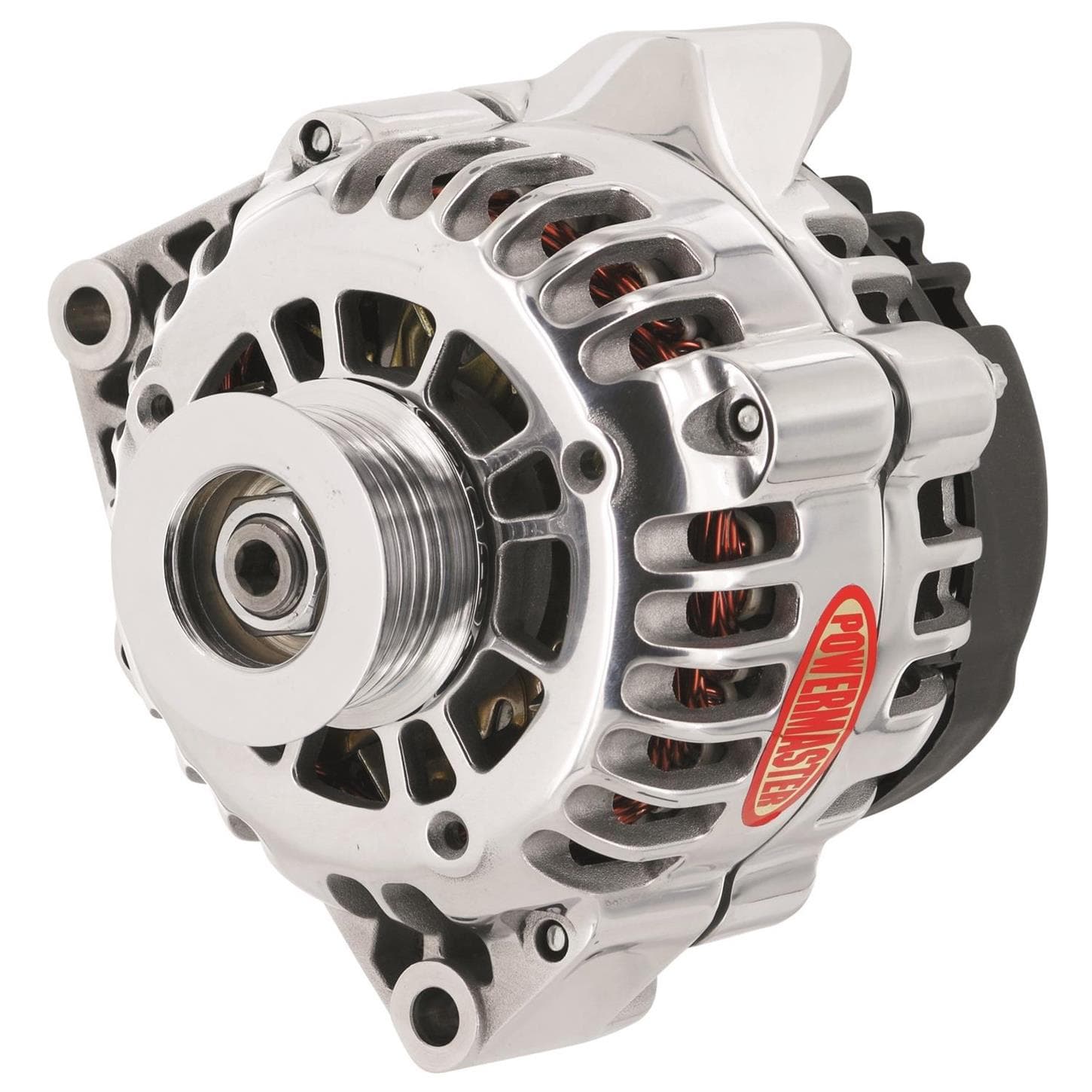 Powermaster 68206 Street Alternator, 150A, Serpentine, 12V, Chevy