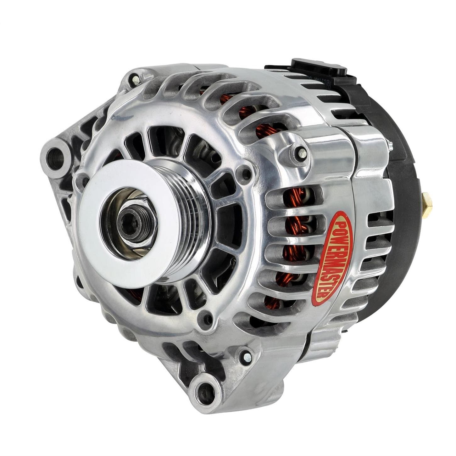 Powermaster 68247 Street Alternator, 165A, Serpentine, 12V, Chevy