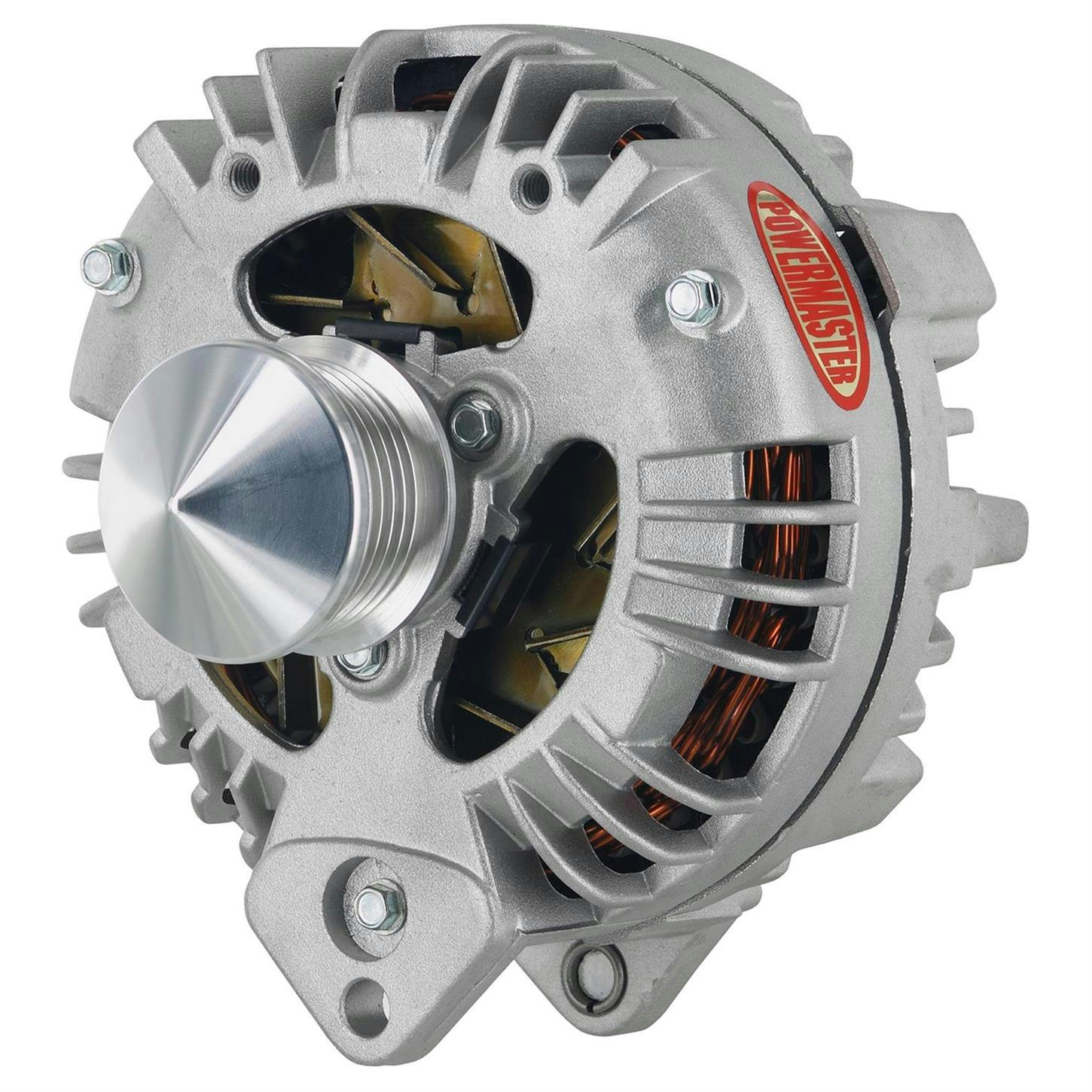 Powermaster 7569 Chrysler Alternator, 100A, 6 Groove, Natural
