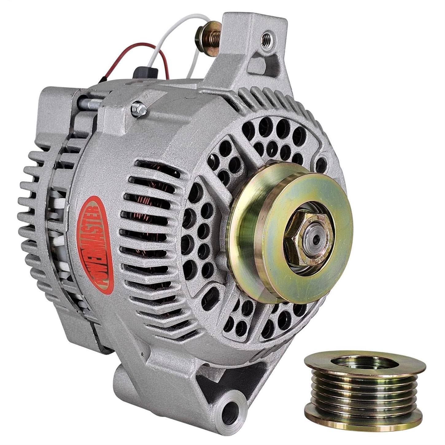 Powermaster 77491 Alternator, 120 Amps, Serpentine, 12V, Ford