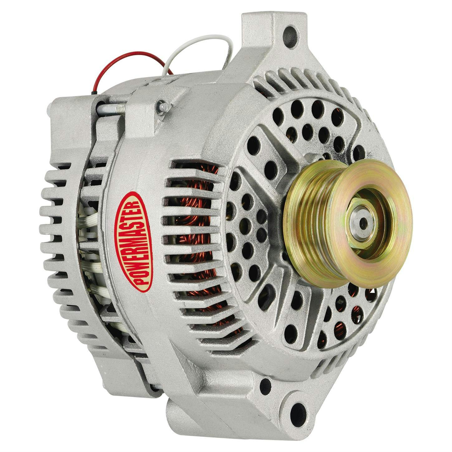 Powermaster 77711 Street Alternator, 140A, Serpentine, 12V, Ford