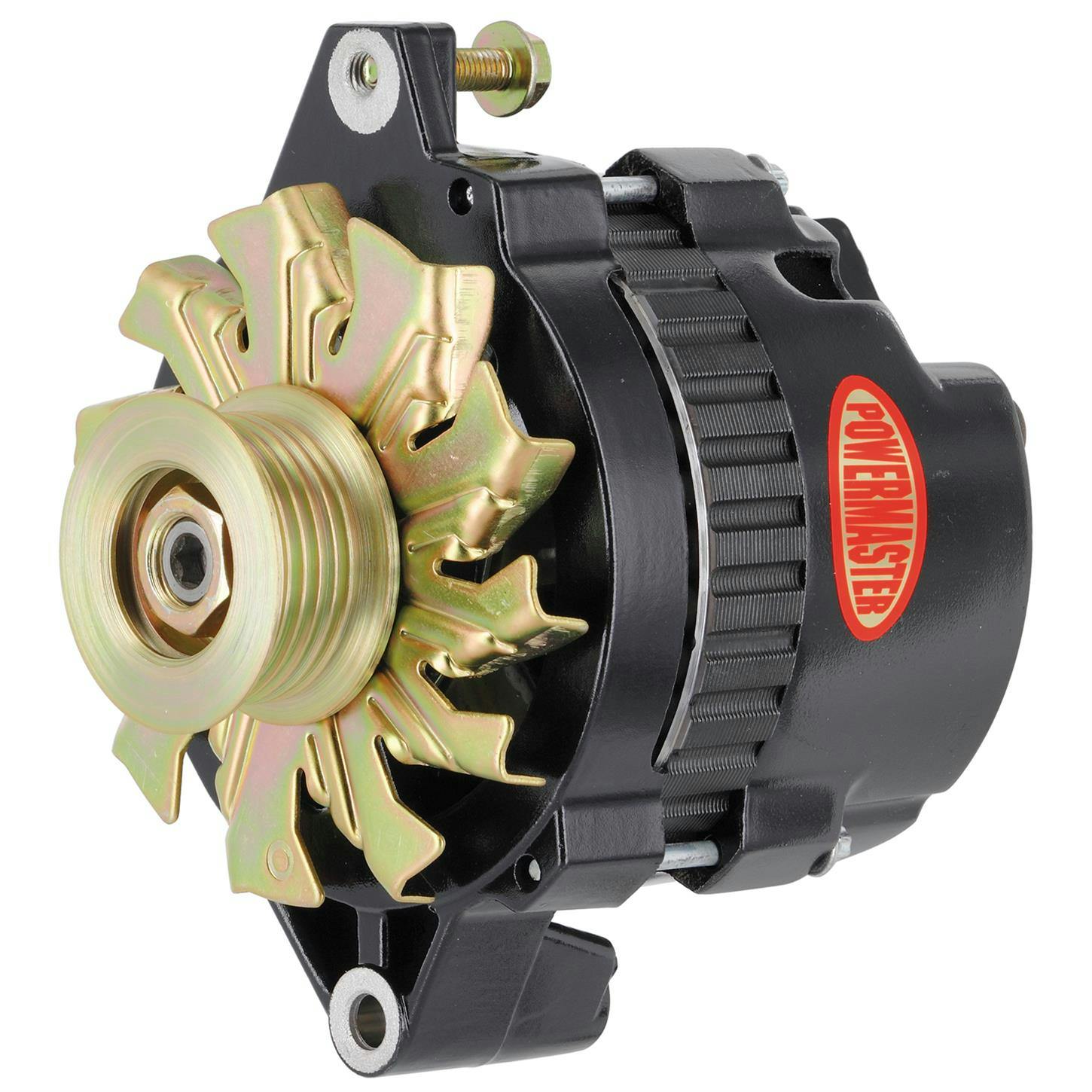 Powermaster 8016 Race Alternator, 105 Amps, Serpentine, 16V