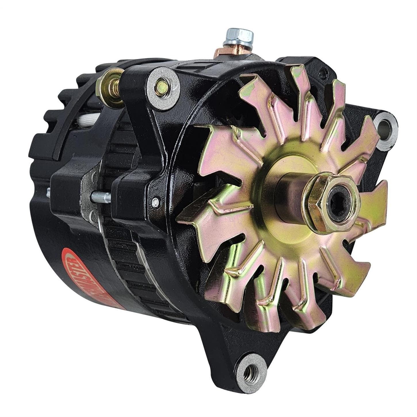 Powermaster 8072-3 GM CS121 Race Alternator, 100A, Black