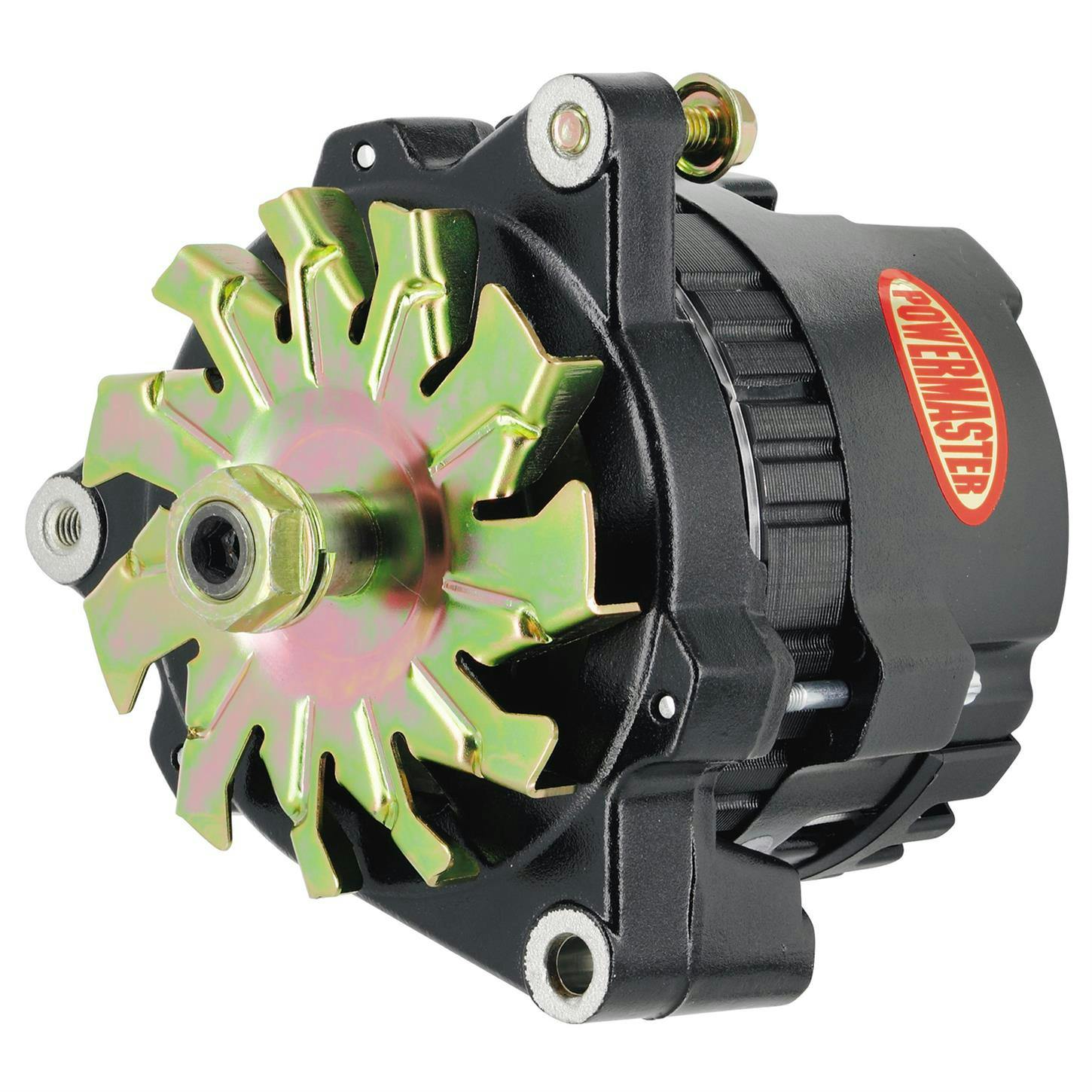 Powermaster 8076 Race Alternator, 100 Amp, 16V, GM