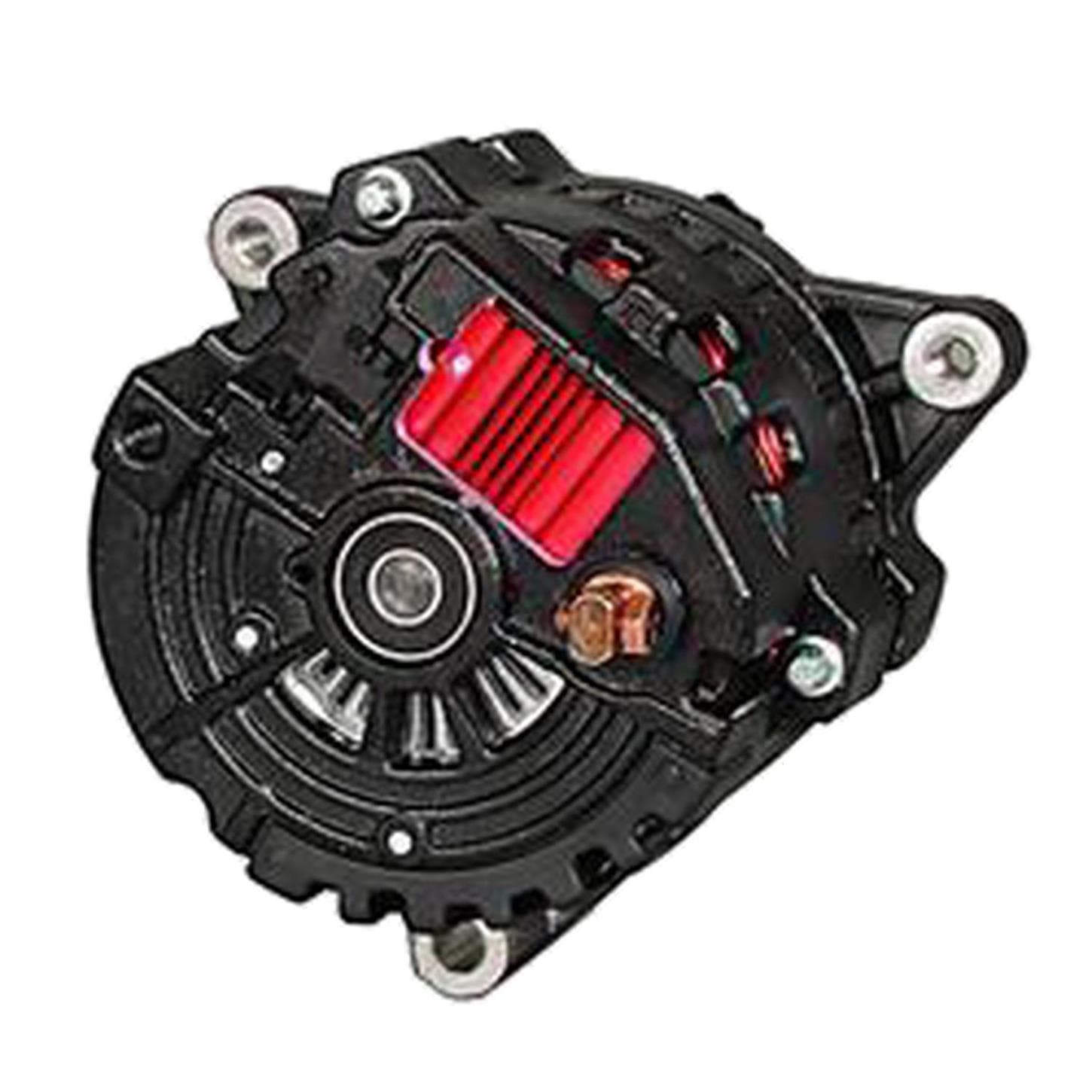 Powermaster 8078 Race Alternator, 100 Amps, V-belt, 12V, Chevy