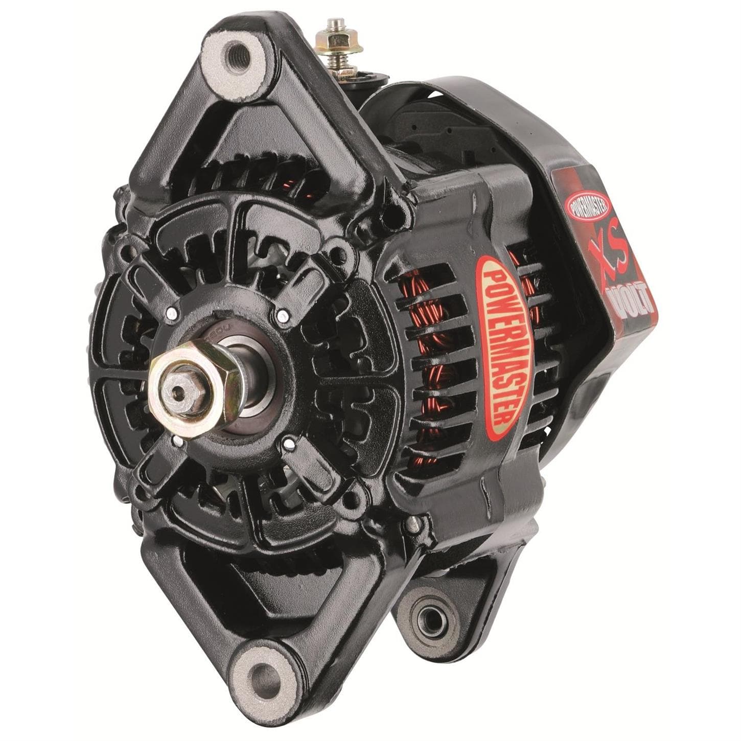 Powermaster 8128 Race Alternator, 115 Amps, 12V