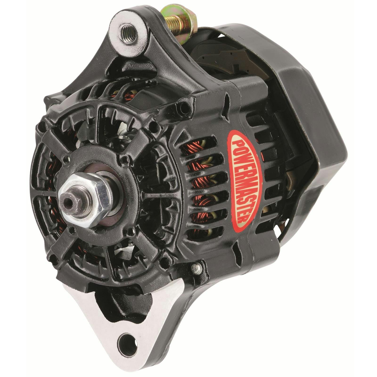 Powermaster 8166 Race Alternator, 55 Amps, V-belt, 16V
