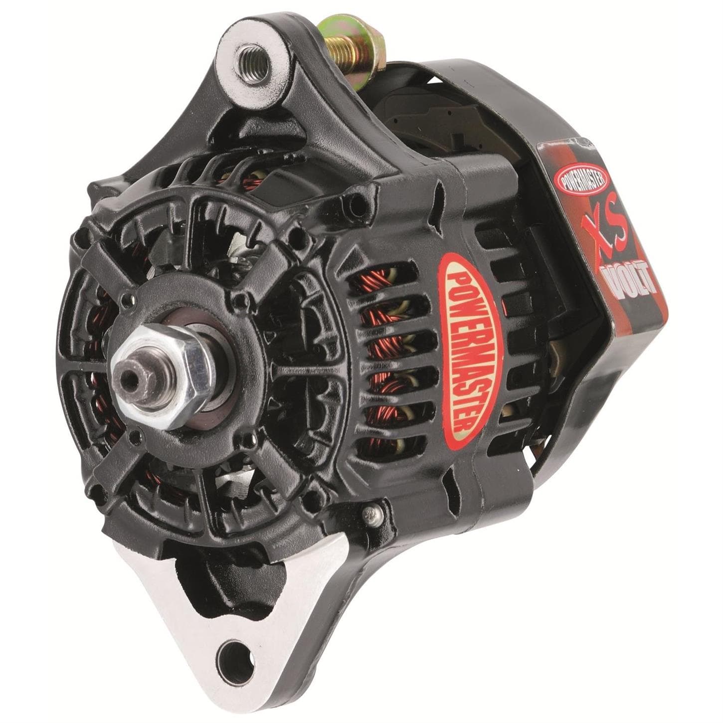 Powermaster 8188 Race Alternator, 75 Amps, V-belt, 12V