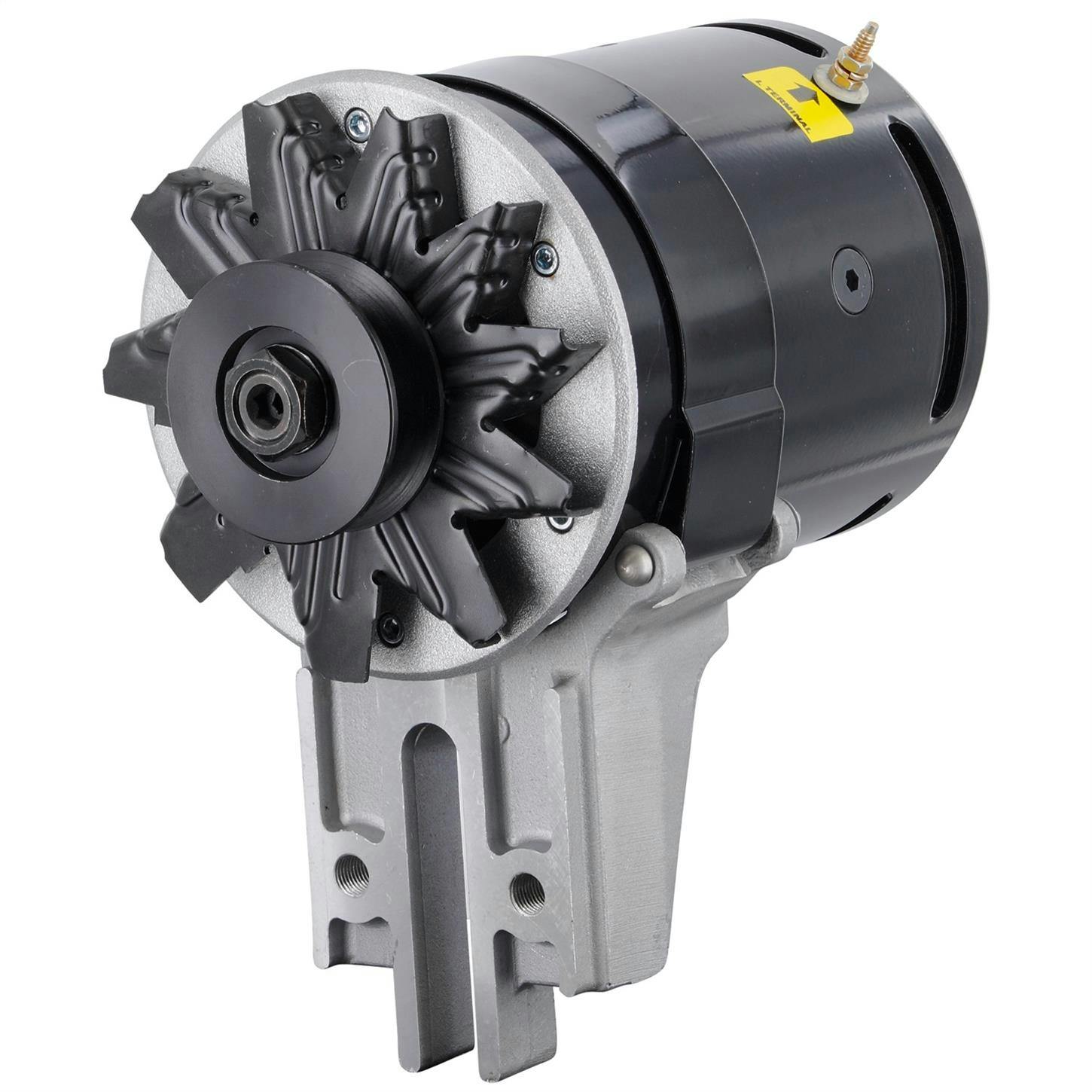 Powermaster 82026-2 Powergen Alternator, 60A, Flathead, Black