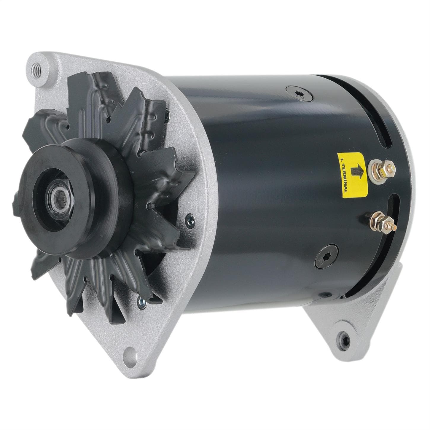 Powermaster 82106-2 Powergen Alternator, 60A, Ford Swing, Black