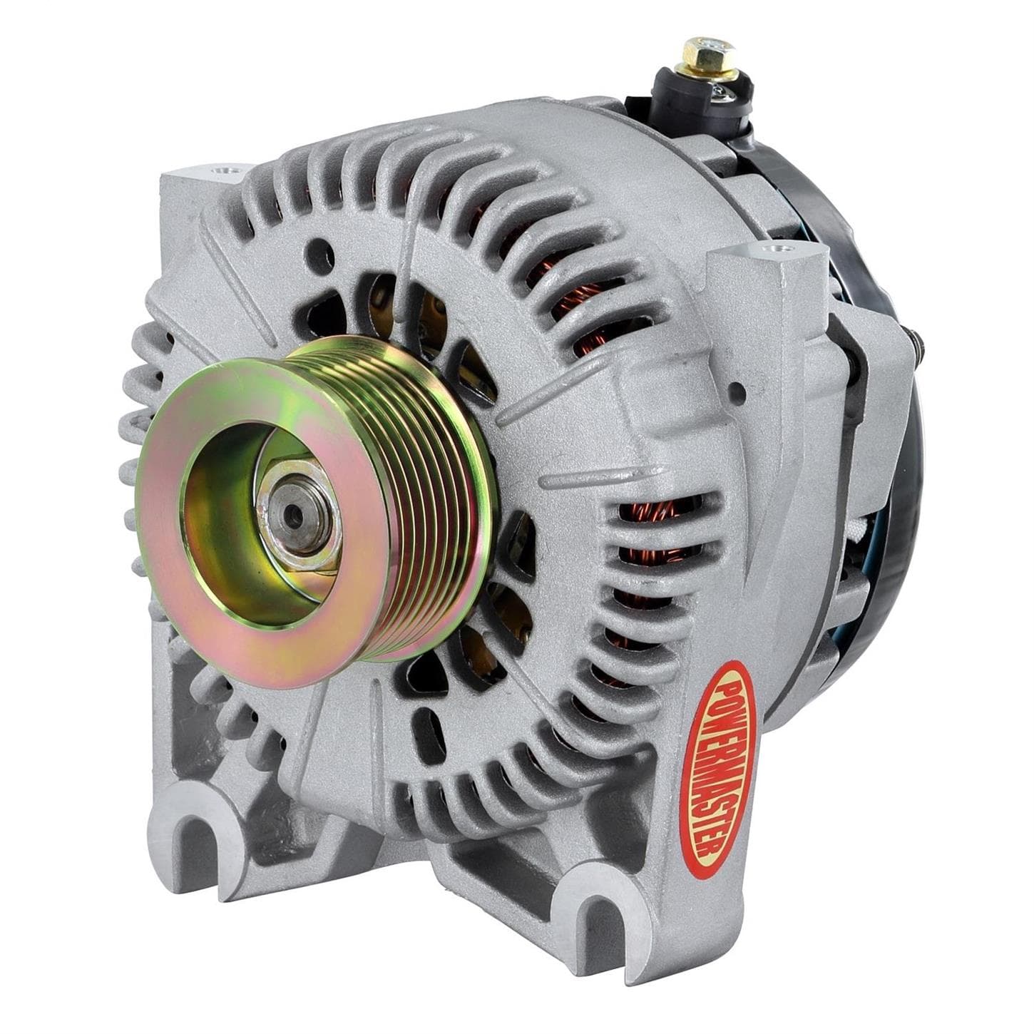 Powermaster 8251 Street Alternator, 140A, Serpentine, 12V, Ford
