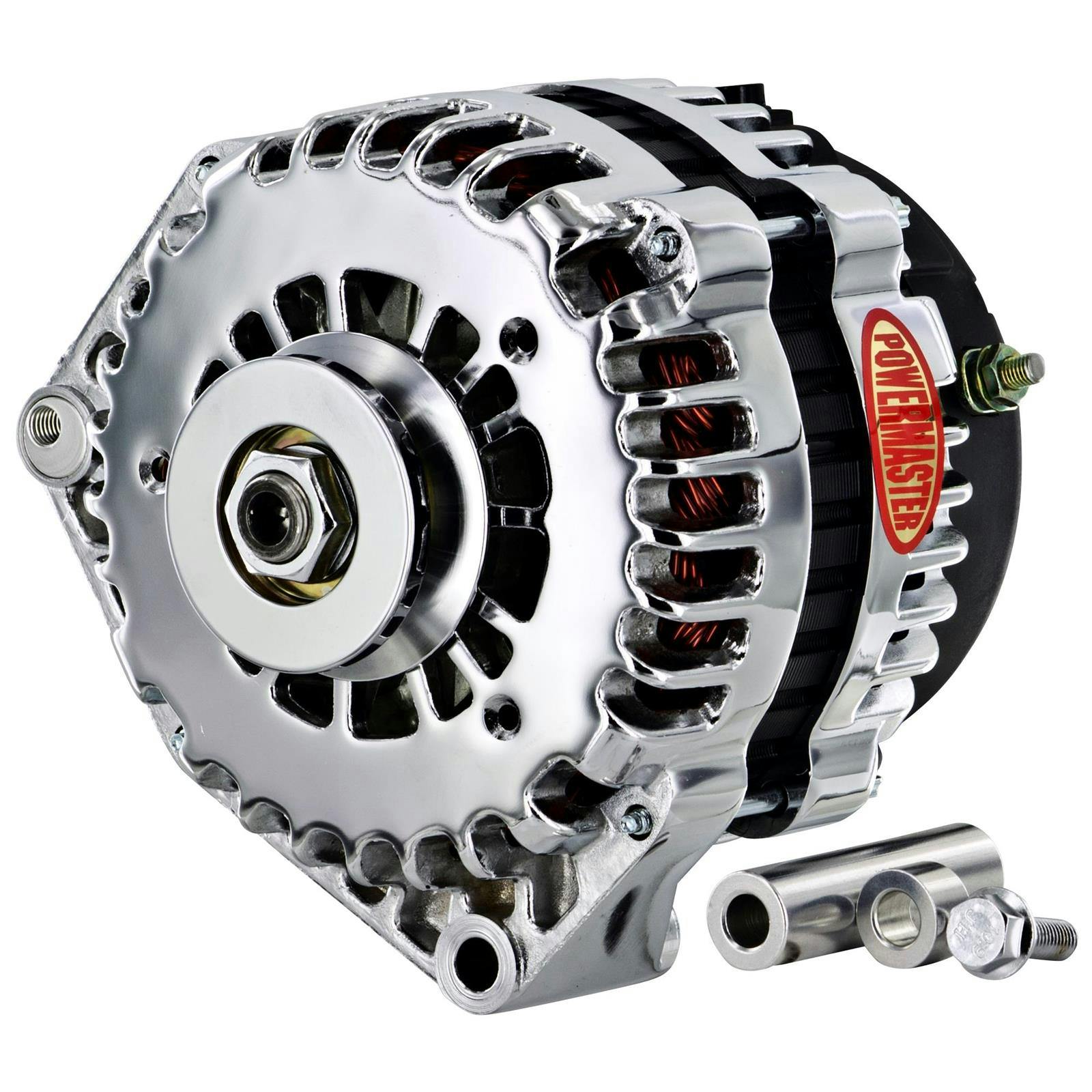 Powermaster 8-38539-116 Street Alternator, 215A, V-belt, Chrysler