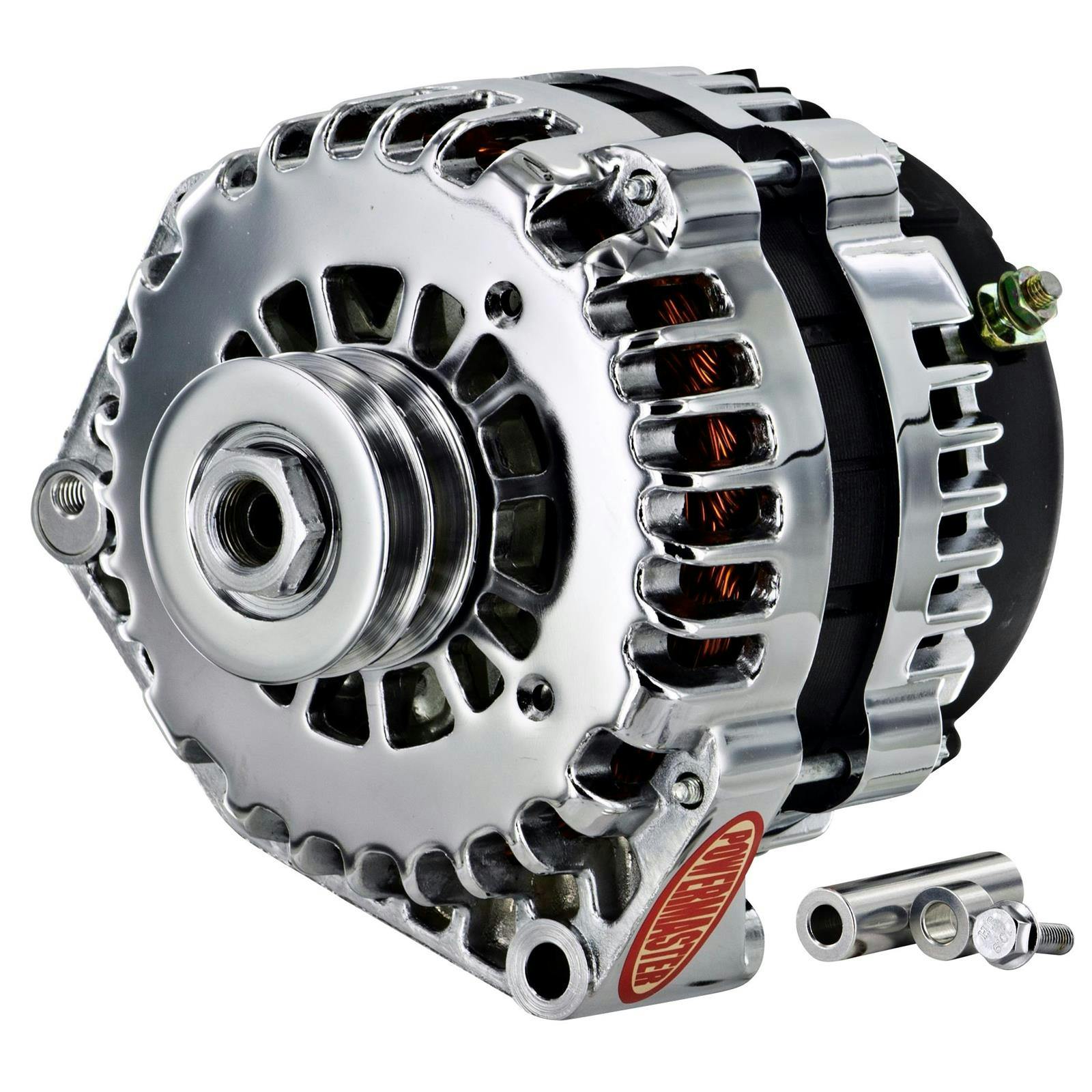 Powermaster 8-38539 Street Alternator, 215A, V-belt, Chrysler