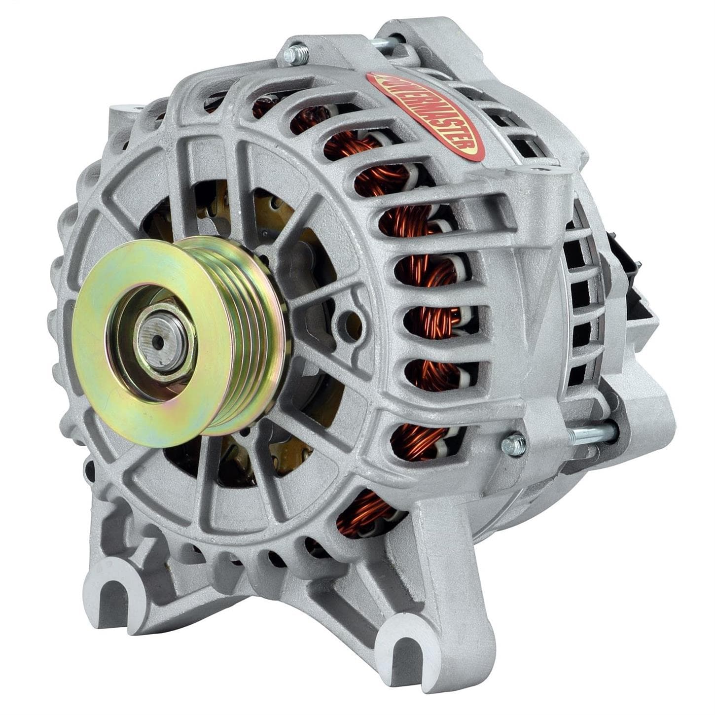Powermaster 8448 Street Alternator, 140A, Serpentine, 12V, Ford